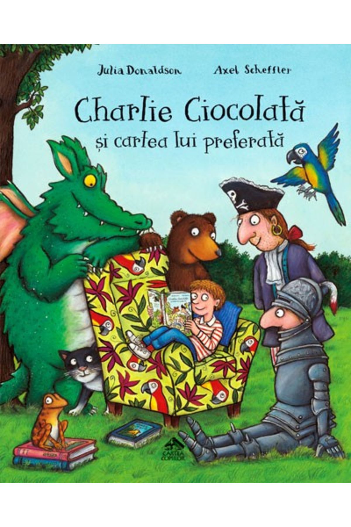 Editura Cartea Copiilor-Charlie Ciocolata si cartea lui preferata de Julia Donaldson ilustratii de Axel Scheffler 1