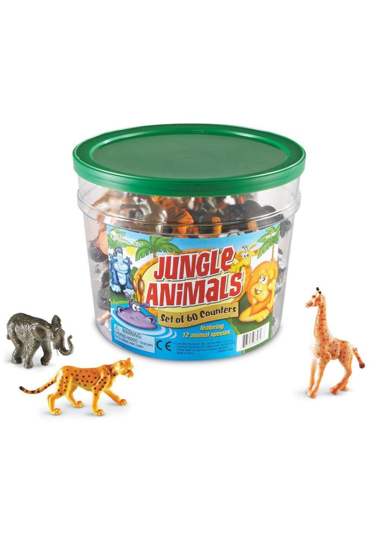 Learning Resources-Animale Jungla - Set 60 Figurine 2
