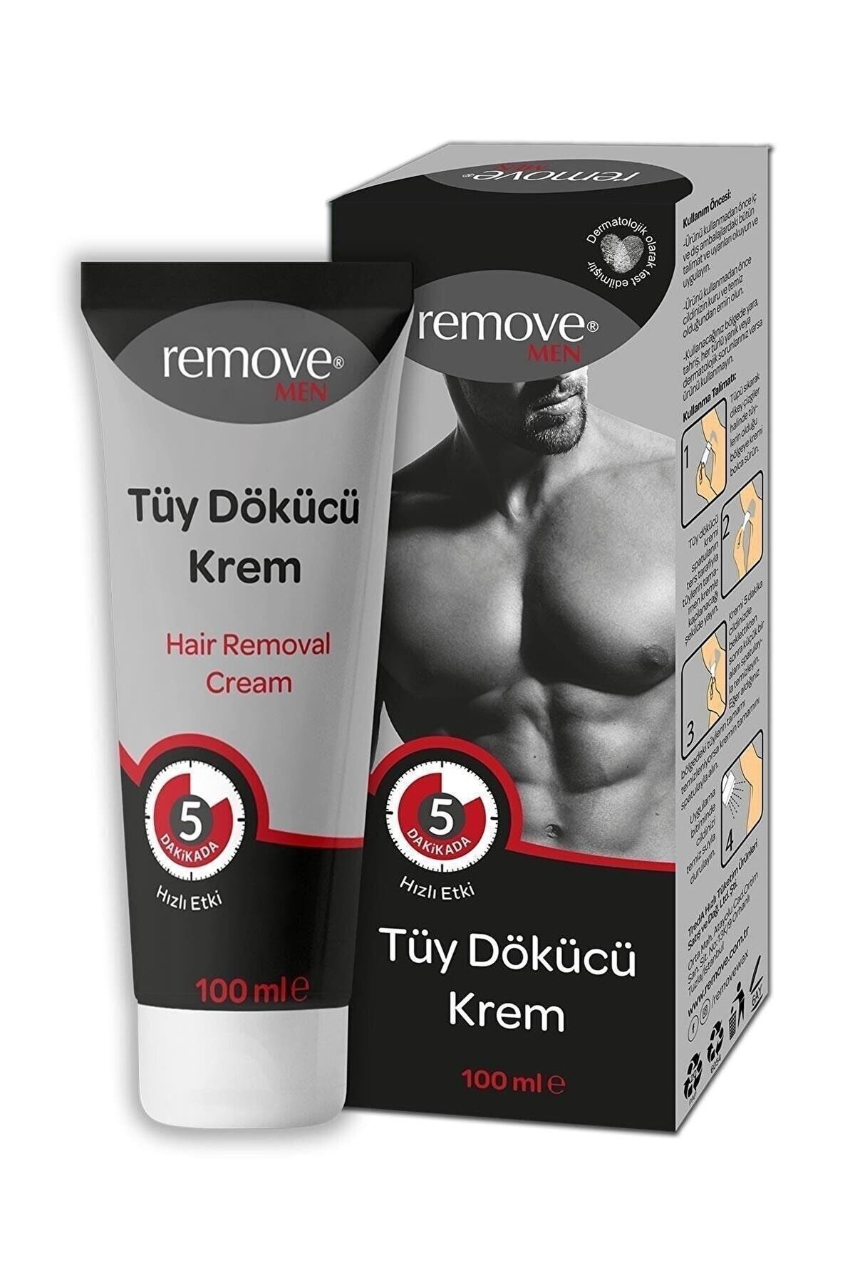 Elioure Erkek Kişisel Bakım Tüy Dökücü Krem 100 Ml. Tüm Cilt Tipleri