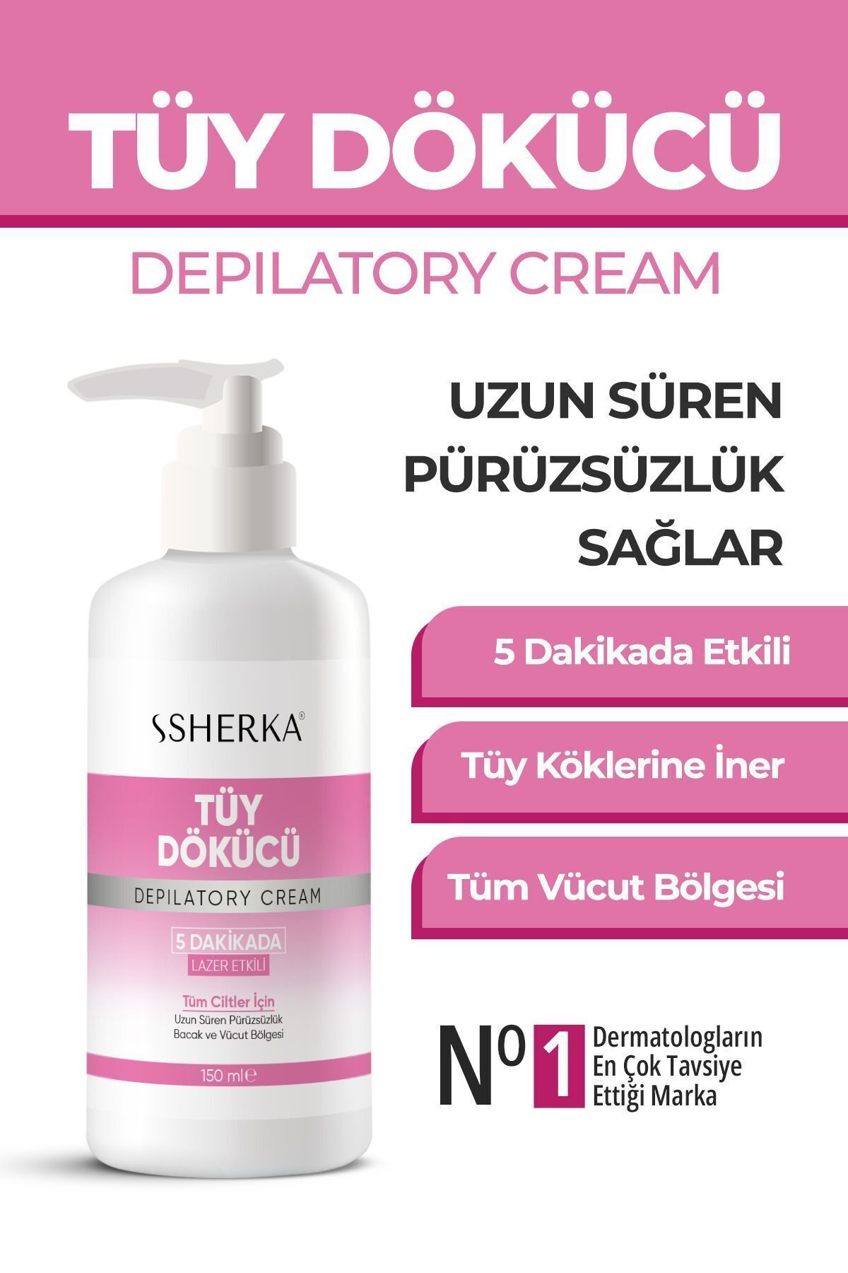 Elioure Lazer Etkili Tüy Dökücü Ve Tüy Azaltıcı Epilasyon Krem Tüm Cilt Tipleri Için (ÖZEL FORMÜL) 150 ml