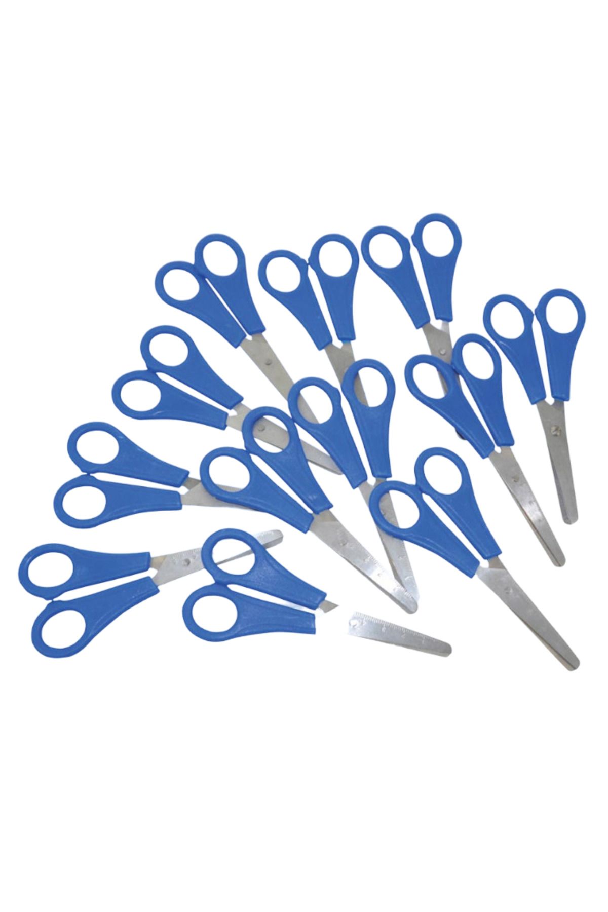 Playbox Set 12 Foarfeci Scolare Cu Lama Gradata De La 0 La 5 Cm - One Size