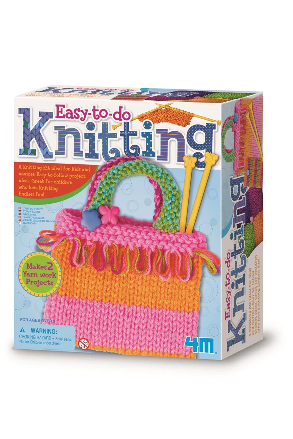 4M-Easy-to-make knitting kit for children 1