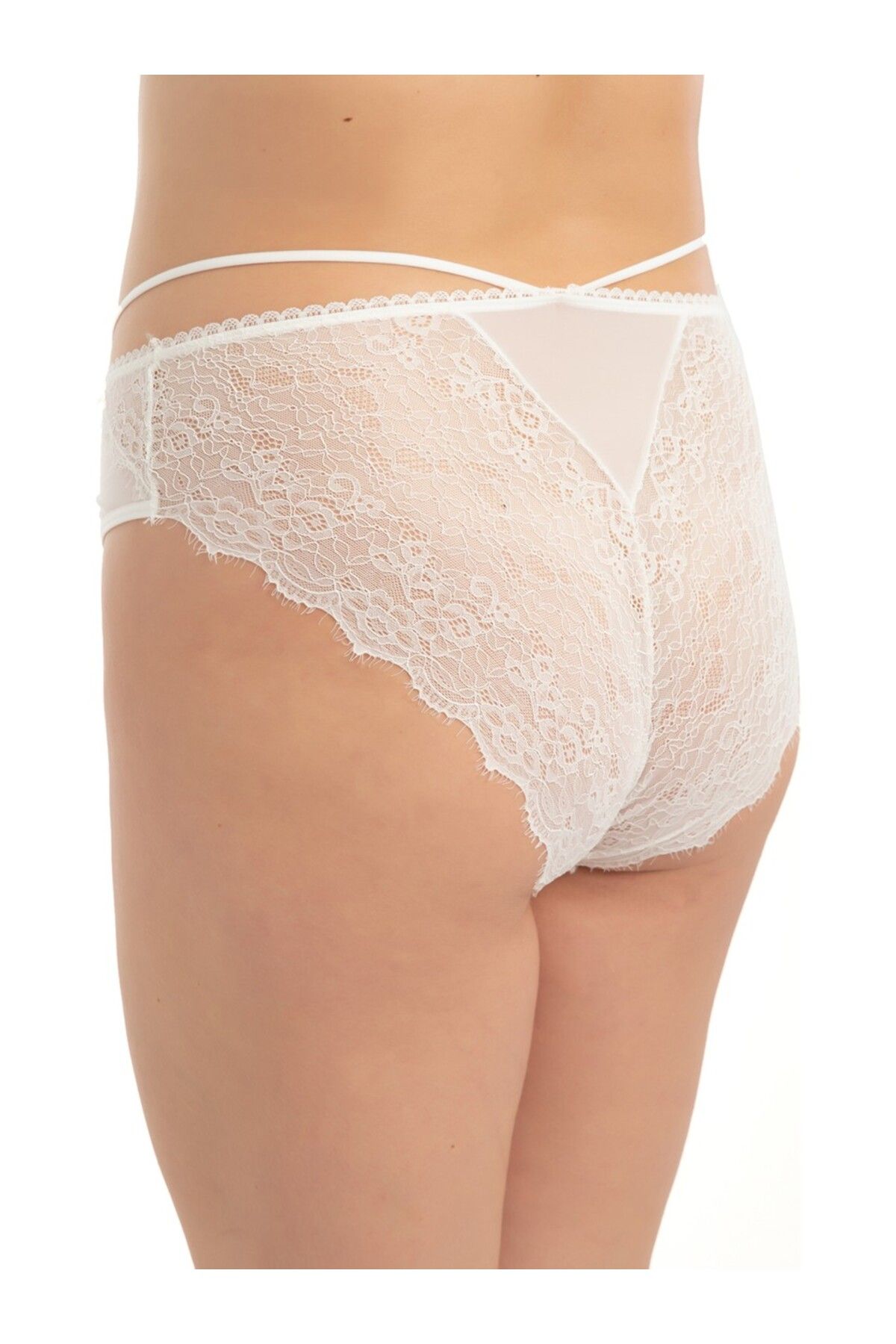 She Shine-Plus Size Rope Detailed Perfect Fit High Waist Panties-23064 3