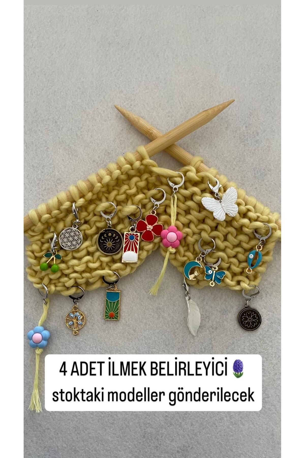 4lü İlmek Belirleyici İlmek İşaretleyici Amigurumi Crochet Örgü Tığ İşi Kroşe