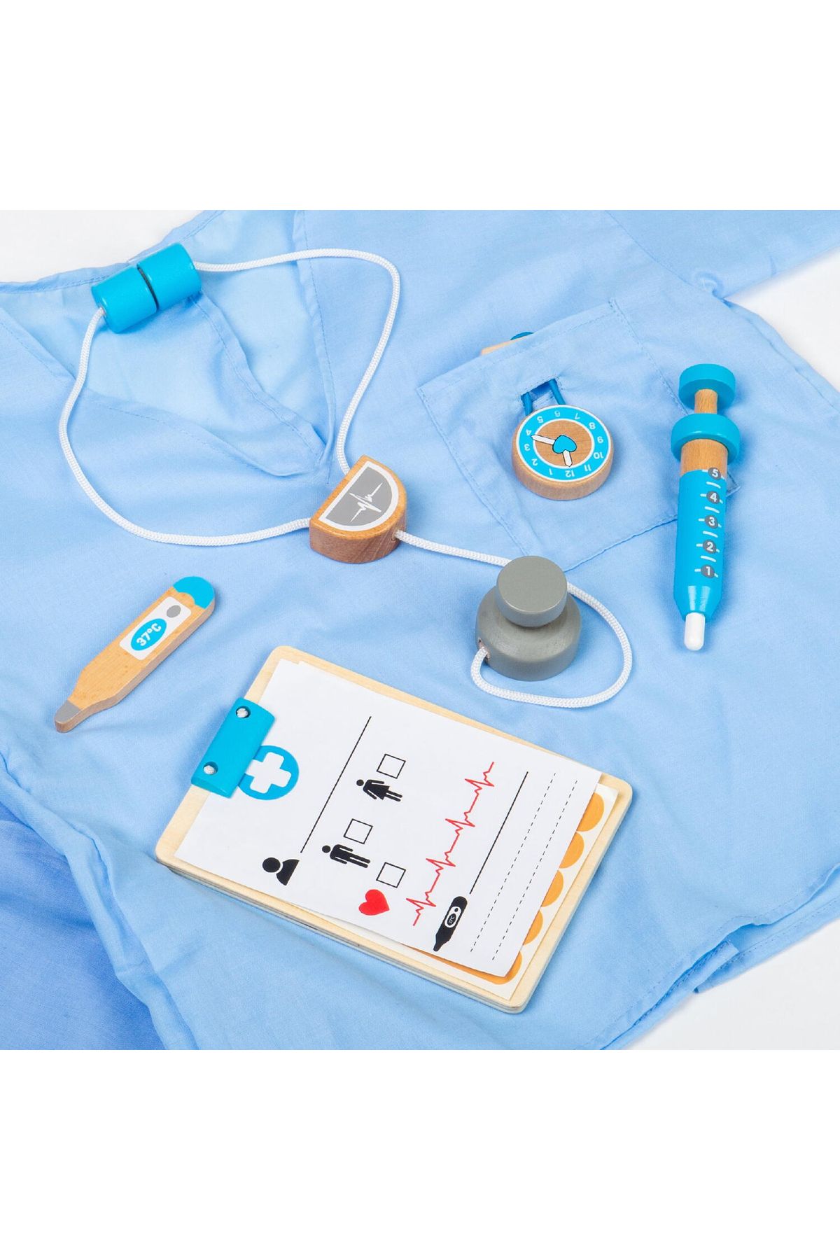 BigJigs-Set costum si accesorii doctor pentru copii 3