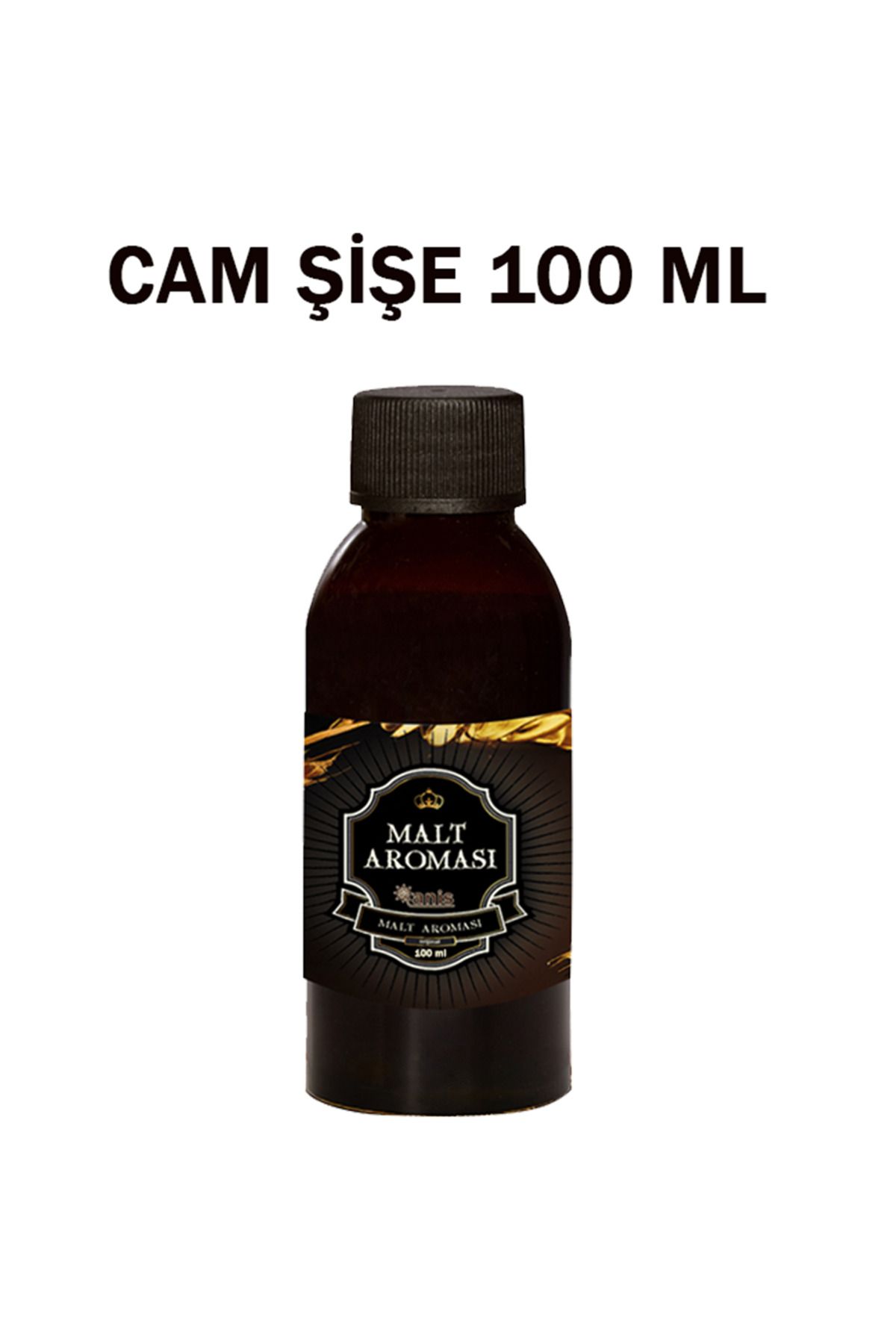 Anis Siyah Malt Aroma Verici - 100 ML Cam Şişe | Tekli Satış