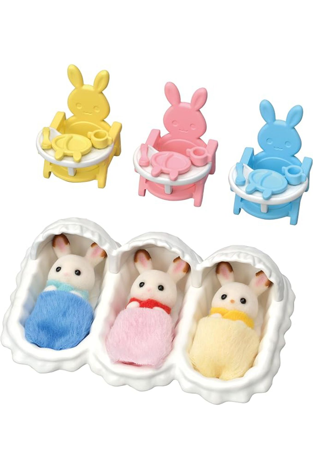 Epoch-Sylvanian Families-Set De Ingrijire A Iepurasilor Tripleti 7