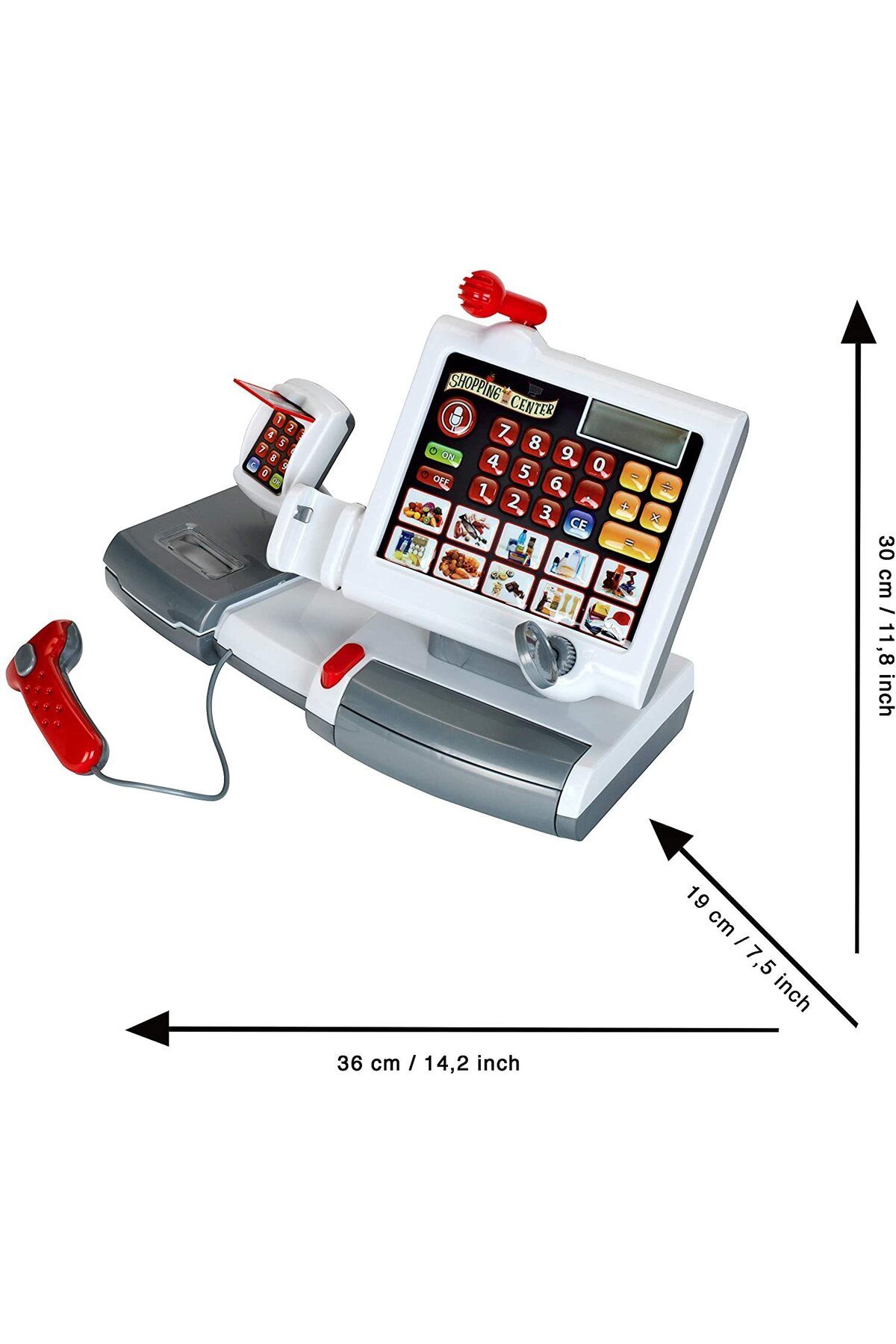 Klein-Casa de marcat cu scanner, bancnote si monede - Joc de rol 3