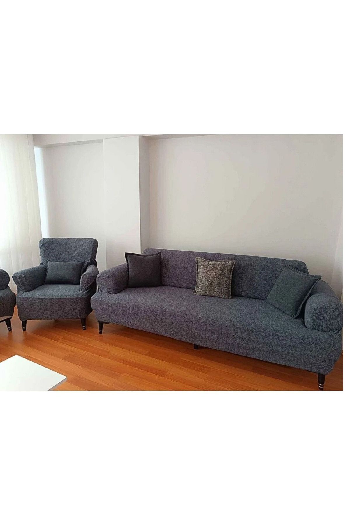 etleshome-Husă de canapea elastică Jacquard 3 3 1 1 |   Husa de scaun elastica |   Set huse pentru scaun 2