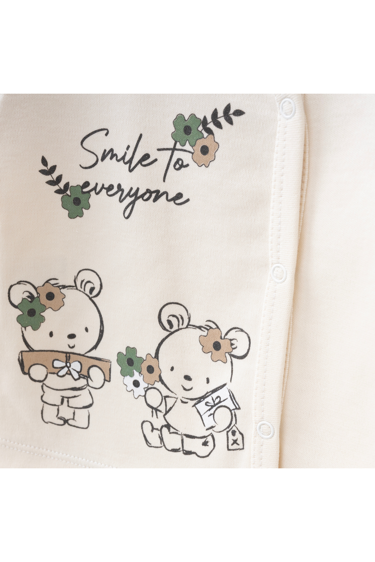 BABYLİM Kız Bebek Hastane Çıkışı Mini Tavşan Baharı 3'lü Yeni Doğan Seti %100 Pamuk fotoğrafı 3 (önizleme)