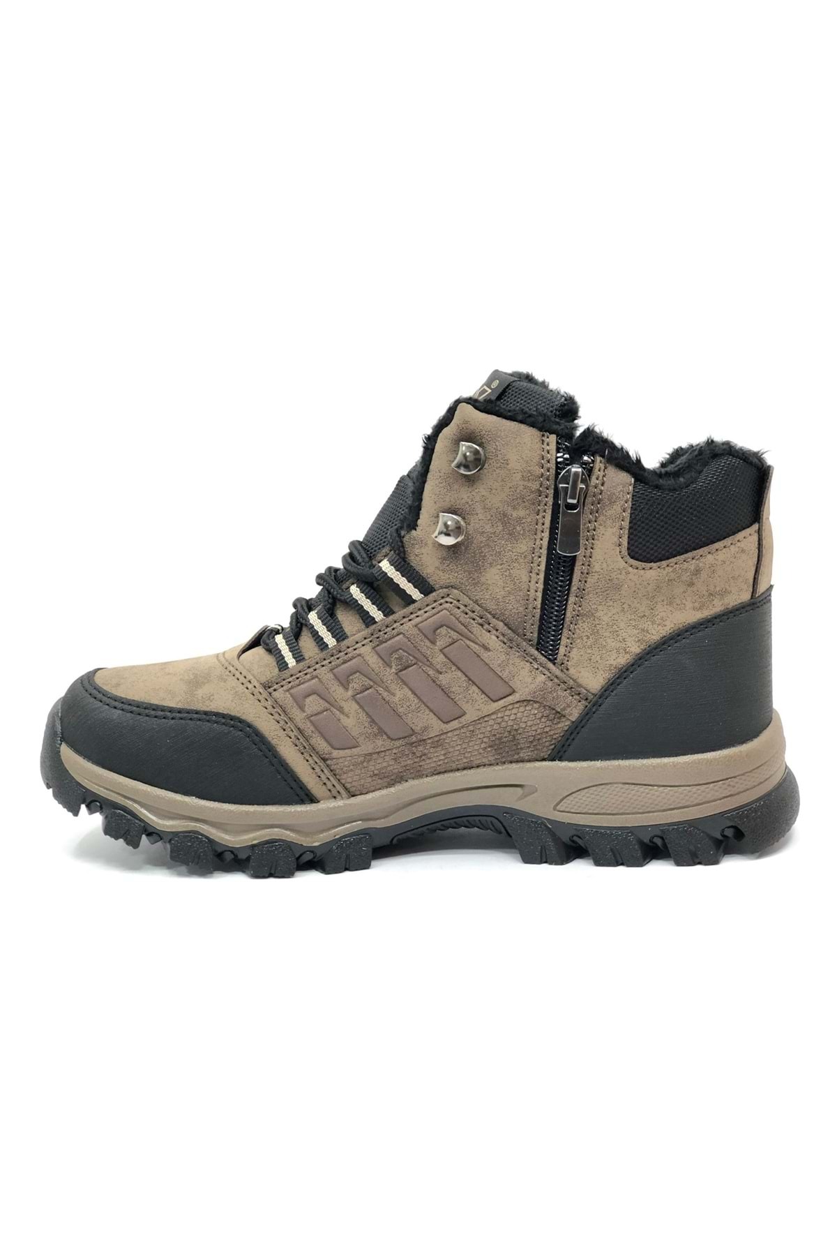 Kocamanlar Ayakkabı Xstep X6 Trekking Outdoor Ortopedik Erkek Bot VİZON görsel 3