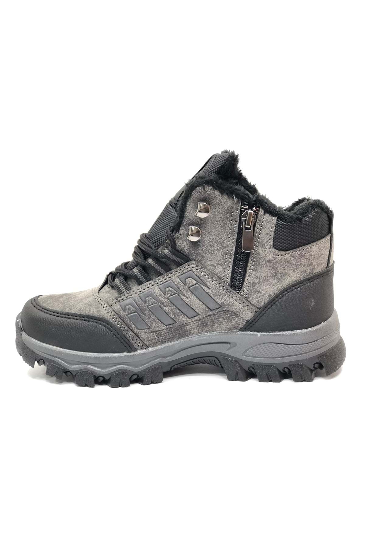 Kocamanlar Ayakkabı Xstep X6 Trekking Outdoor Ortopedik Erkek Bot FÜME görsel 3