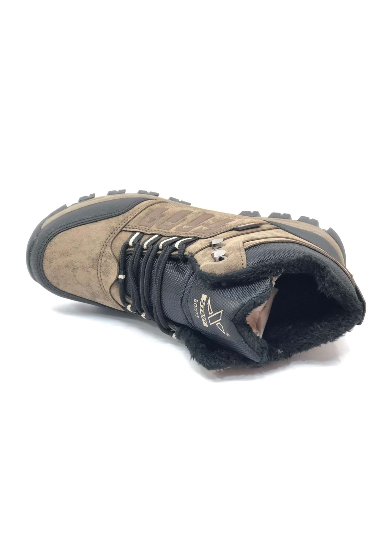 Kocamanlar Ayakkabı Xstep X6 Trekking Outdoor Ortopedik Erkek Bot VİZON görsel 4