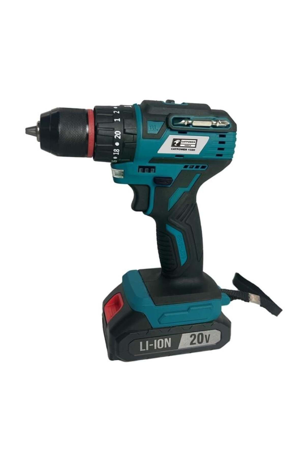 Kareem Lisinya202 Catpower 1320 Akülü Darbeli Matkap 20 Volt Kömürsüz - 329393-1453