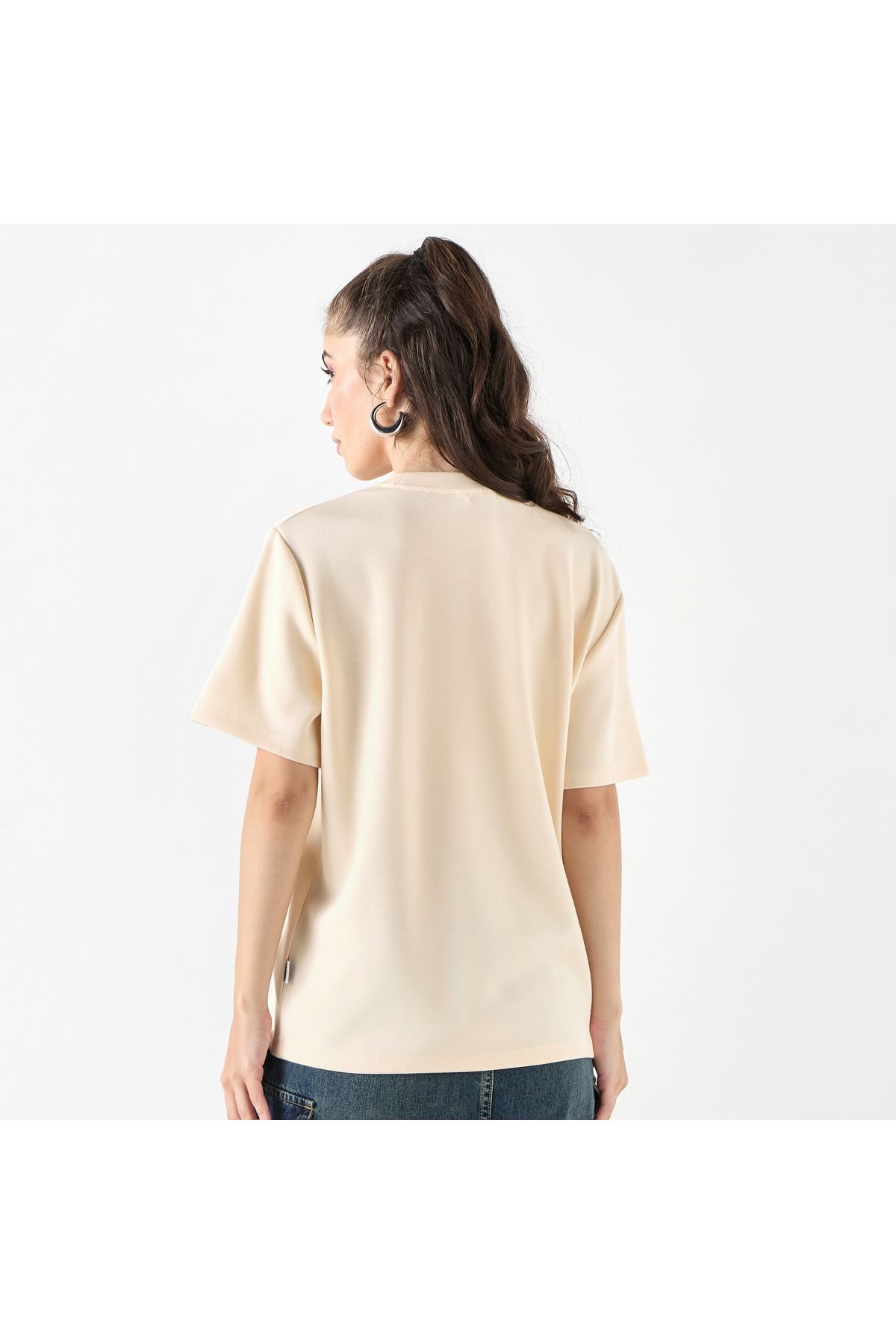 SP Characters-Sakura Haruno Print Crew Neck T-shirt with Short Sleeves 3