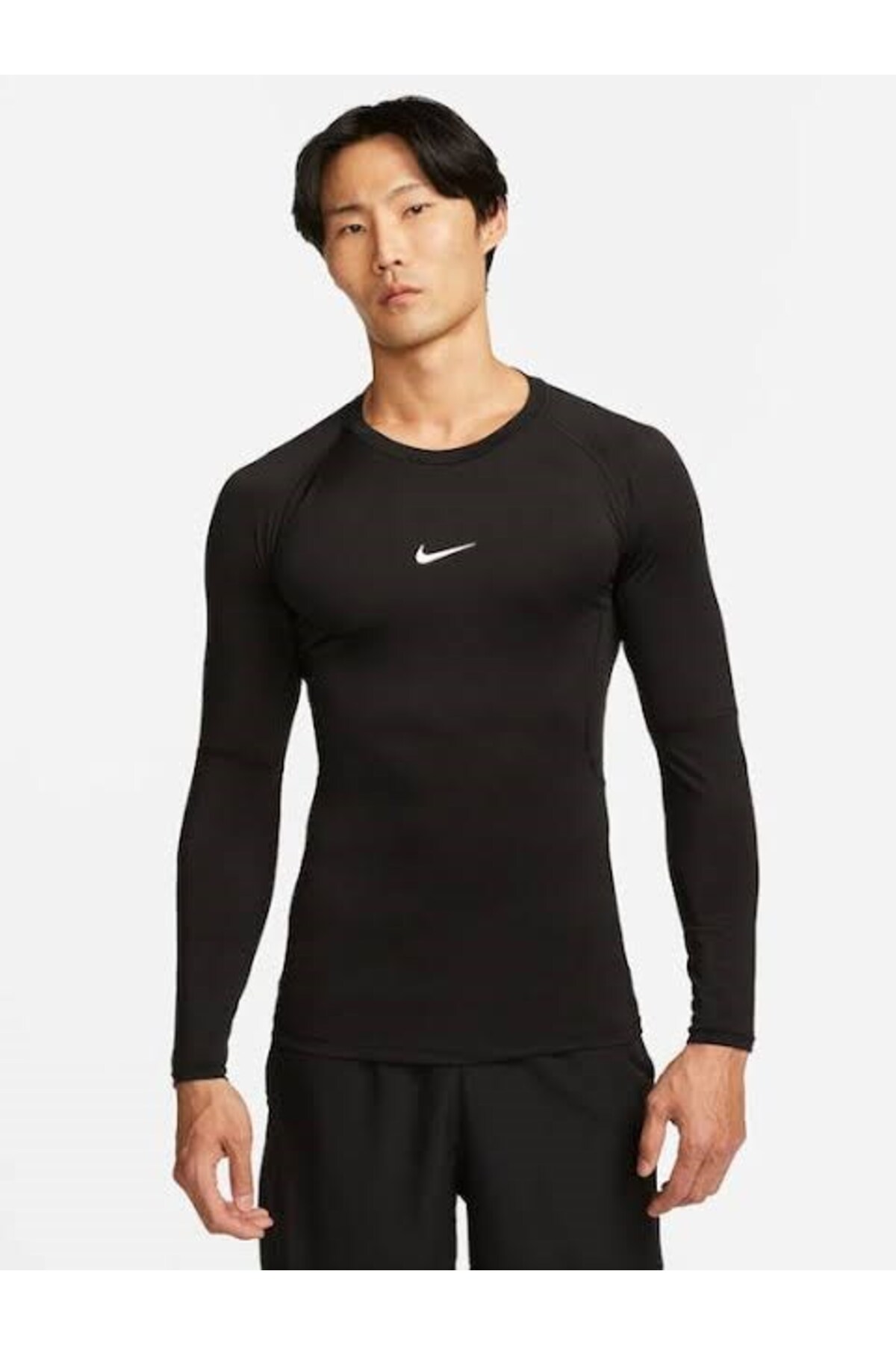تی‌شرت مردانه آستین بلند مشکی گرمکن ورزشی DQ5448-010 نایکی سویشرت Nike