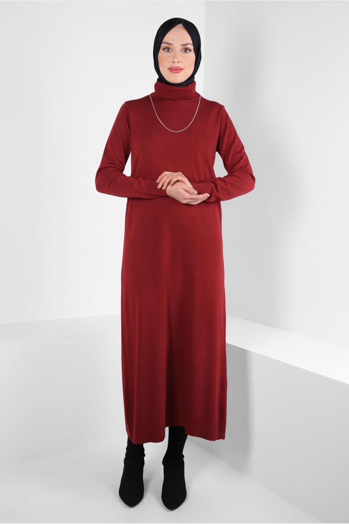 لباس بافتنی یقه اسکی 44005 Alvina