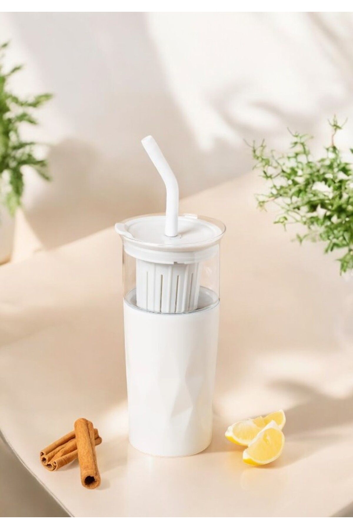 CAPEDOWN Detoks Bardağı Paslanmaz Çelik Pipetli  650 ml | Premium