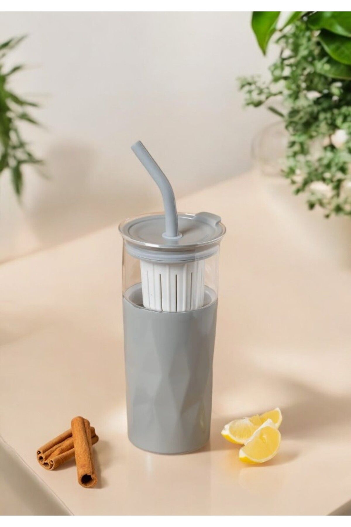 CAPEDOWN Detoks Bardağı Paslanmaz Çelik Pipetli  650 ml | Premium