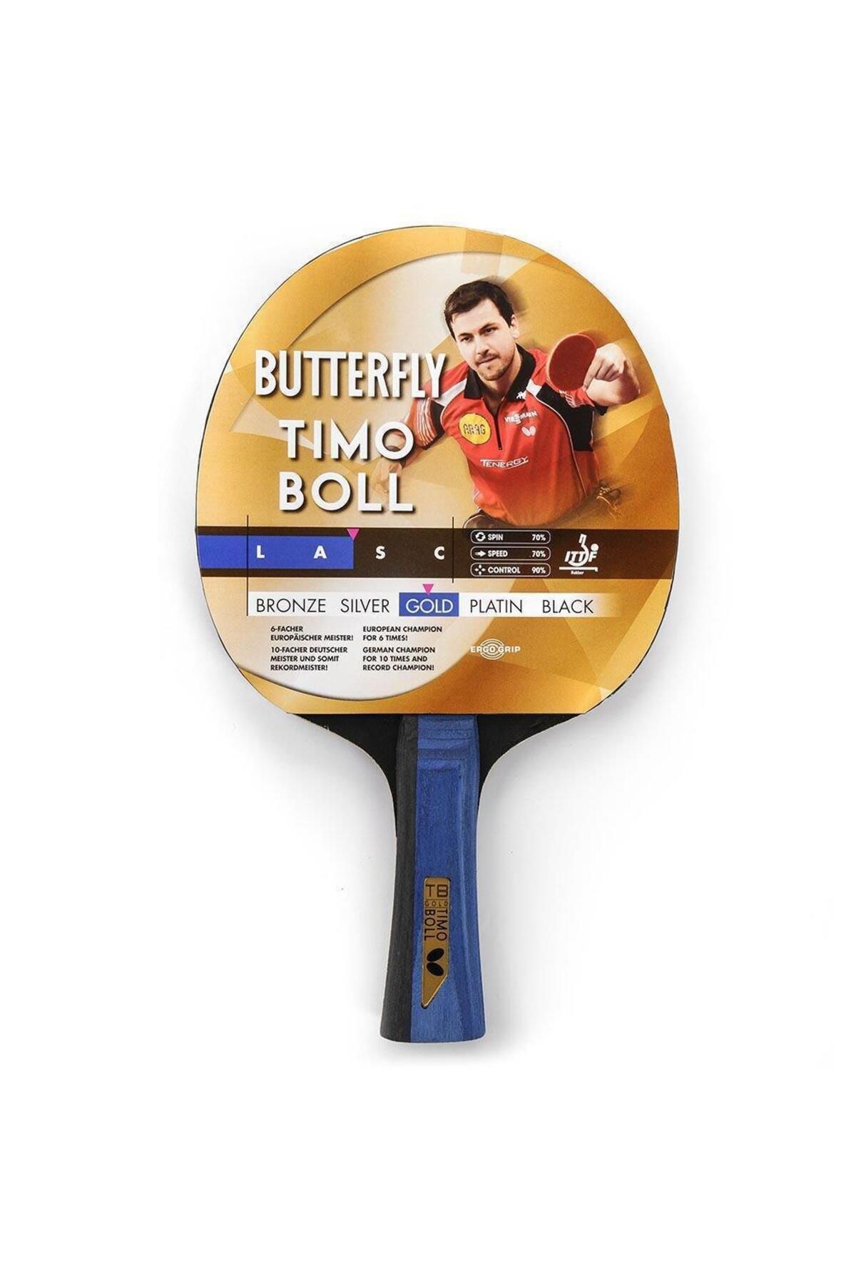 BUTTERFLY Masa Ten Raketı Tımo Boll Gold 85021