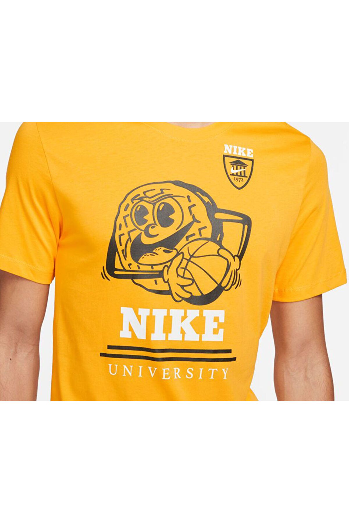 Nike-M Nk Tee Men's Basketball t Shirt Dz2685-739 Yellow 3