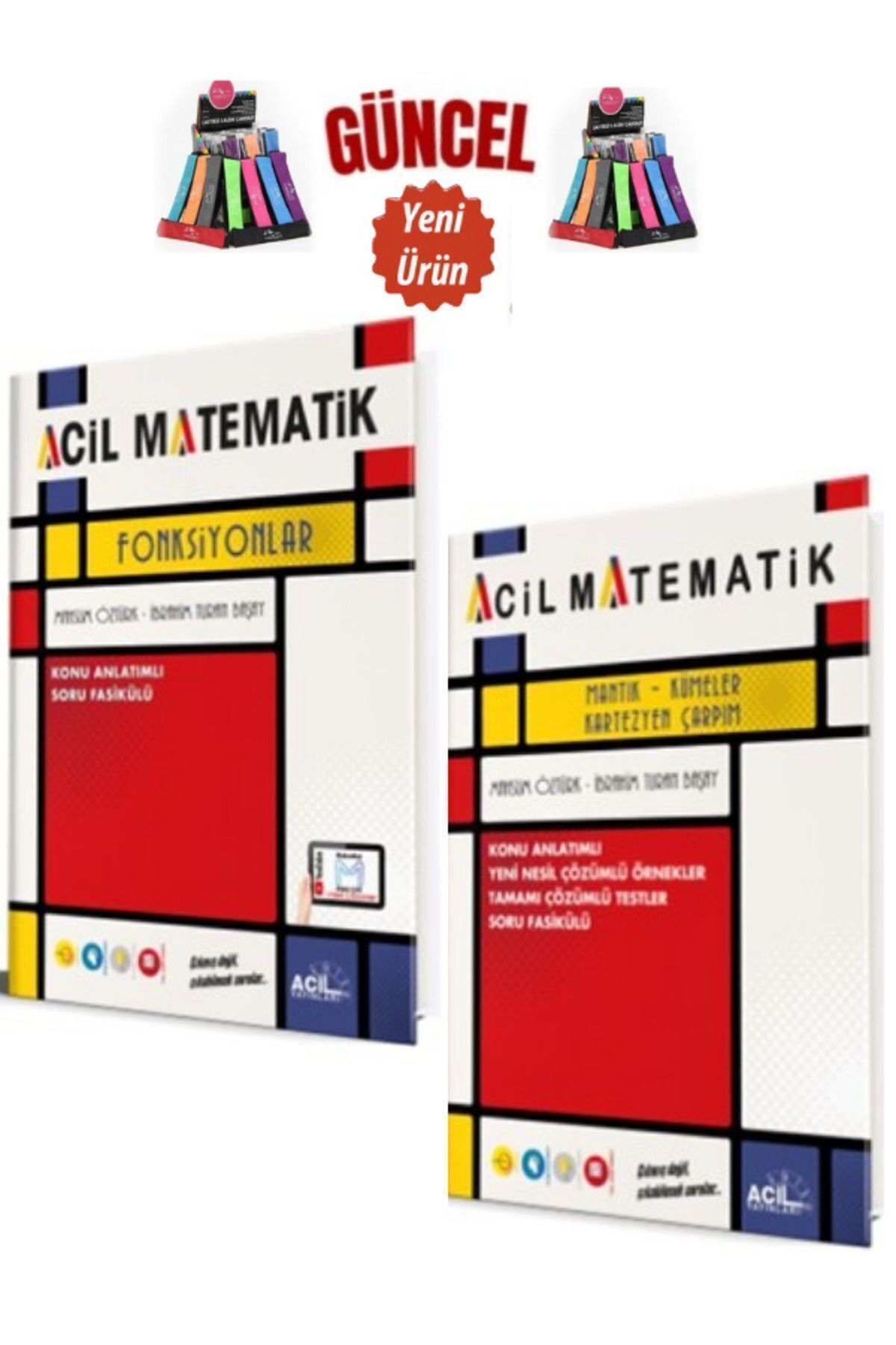Acil Yayınları Güncel Tyt Matematik Fonksiyon-Mantık Konu Anlatımlı Fasikül Seti+Kalemlik