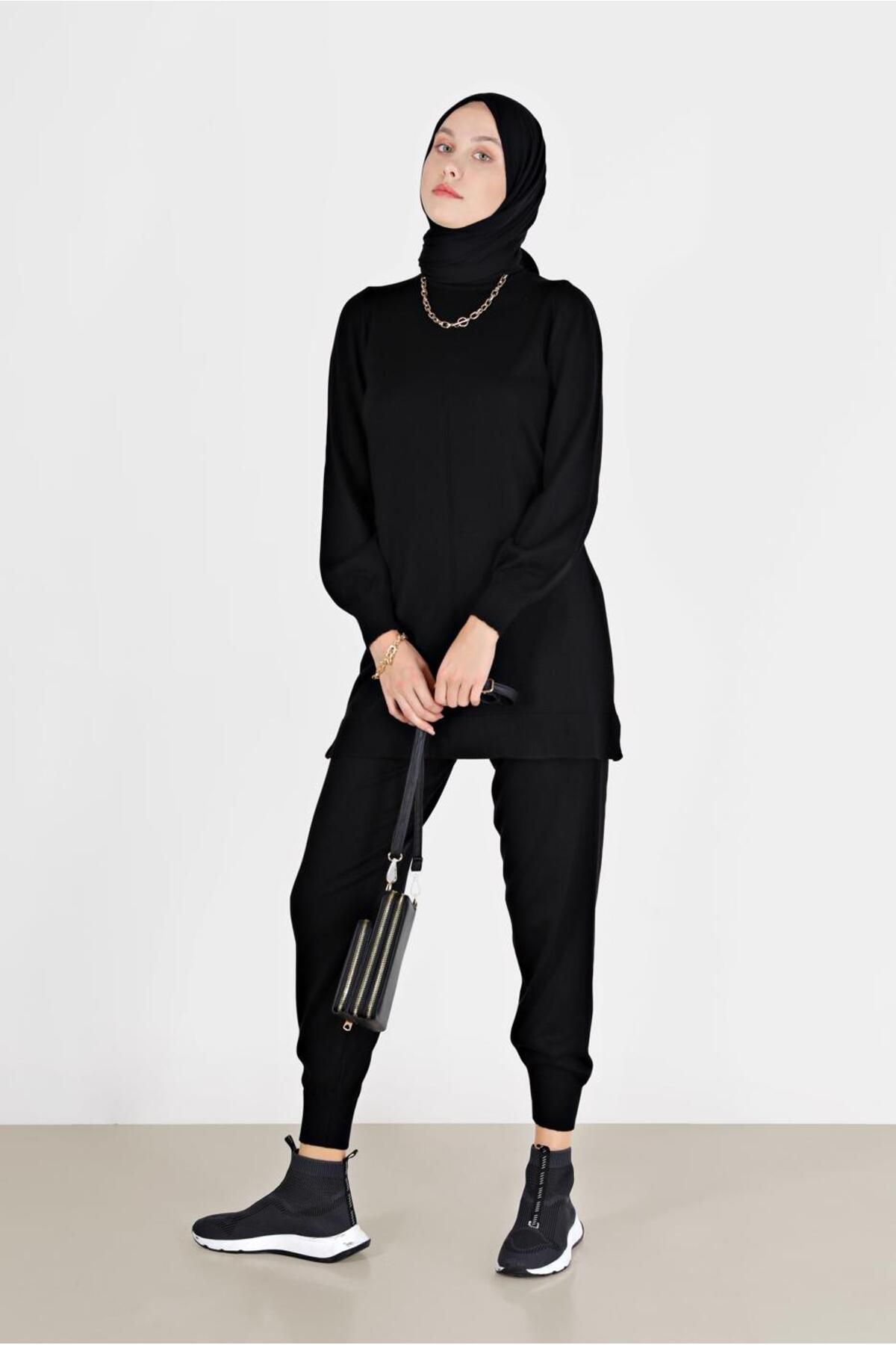 شلوار بافتنی بی زمان اولیه. SET 42079 Alvina