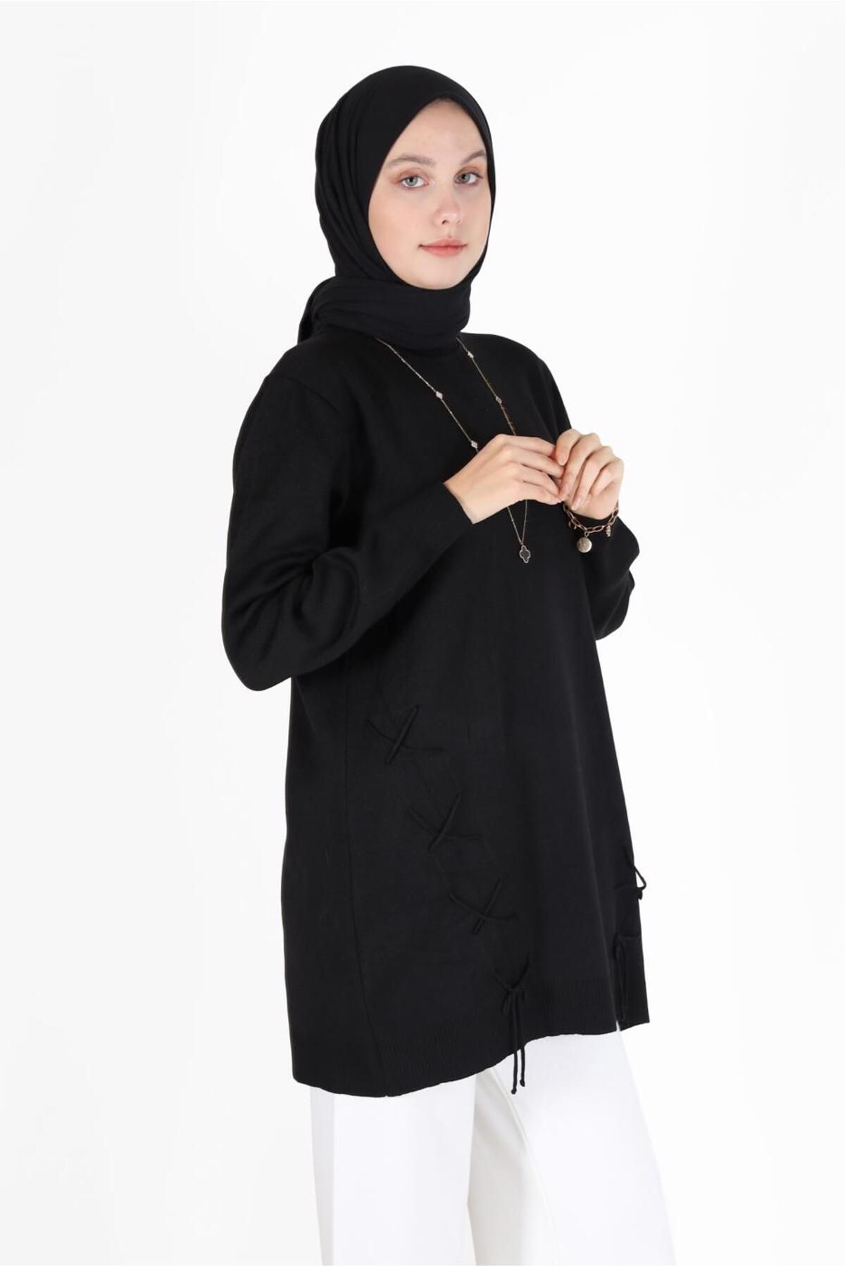 تونیک بافتنی جزییات صحافی 42044 Alvina