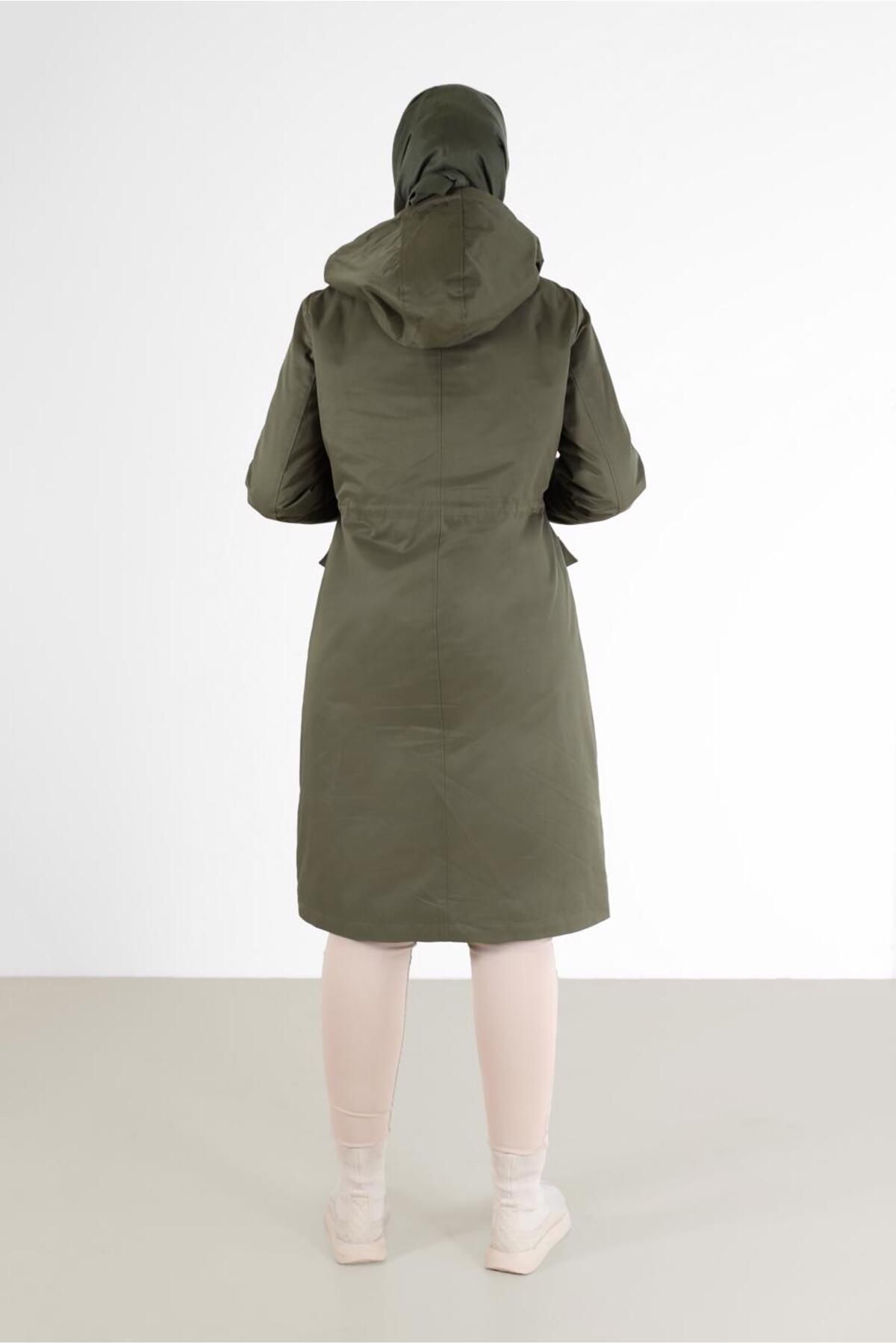 Alvina-Parka 90214 - Drawstring Waist and Hooded 3