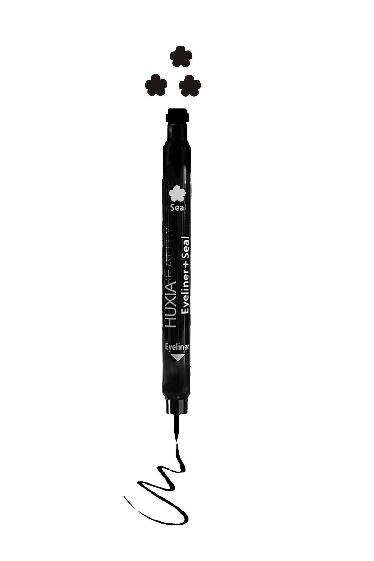 Çiçek Damgalı Çift Başlı Eyeliner Çabuk Kuruyan Çiçek Eyeliner Damgası