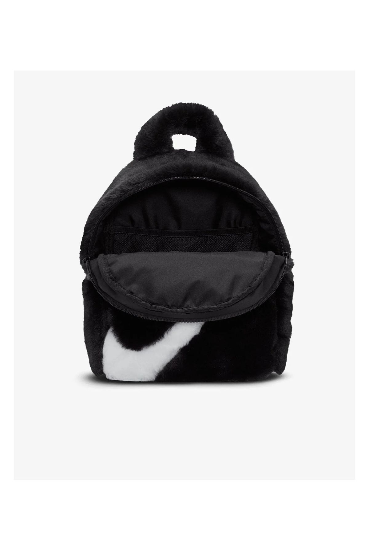 Nike-Sportswear Futura 365 Mini Backpack Black Plush Backpack (6Liter) 4