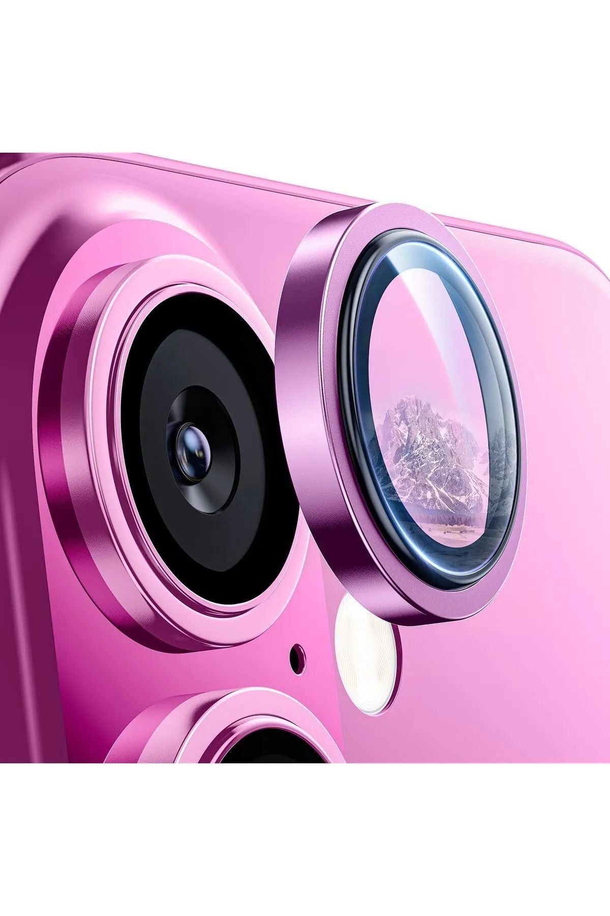 Balerion Apple Iphone 16 Pro / Pro Max Uyumlu Kamera Lens Koruyucu (AR+AF) Tam Koruma Sıvı Dayanıklı Renkli