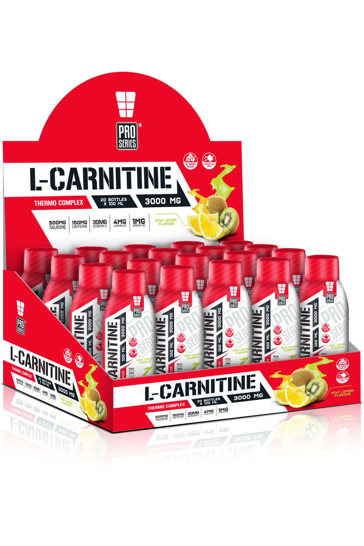 PRO SERIES NUTRITION Pro Series L-carnitine Thermo Complex 3000mg 20x100ml