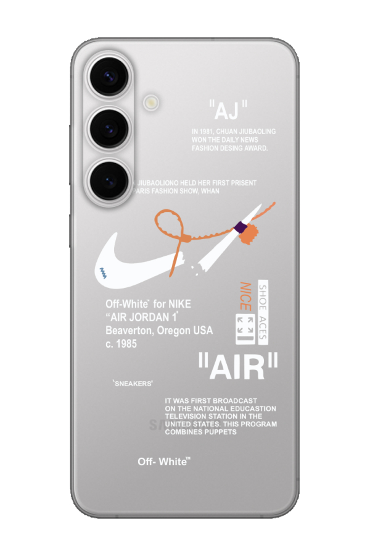 Samsung S24 FE Nikke Air Transparent Phone Case