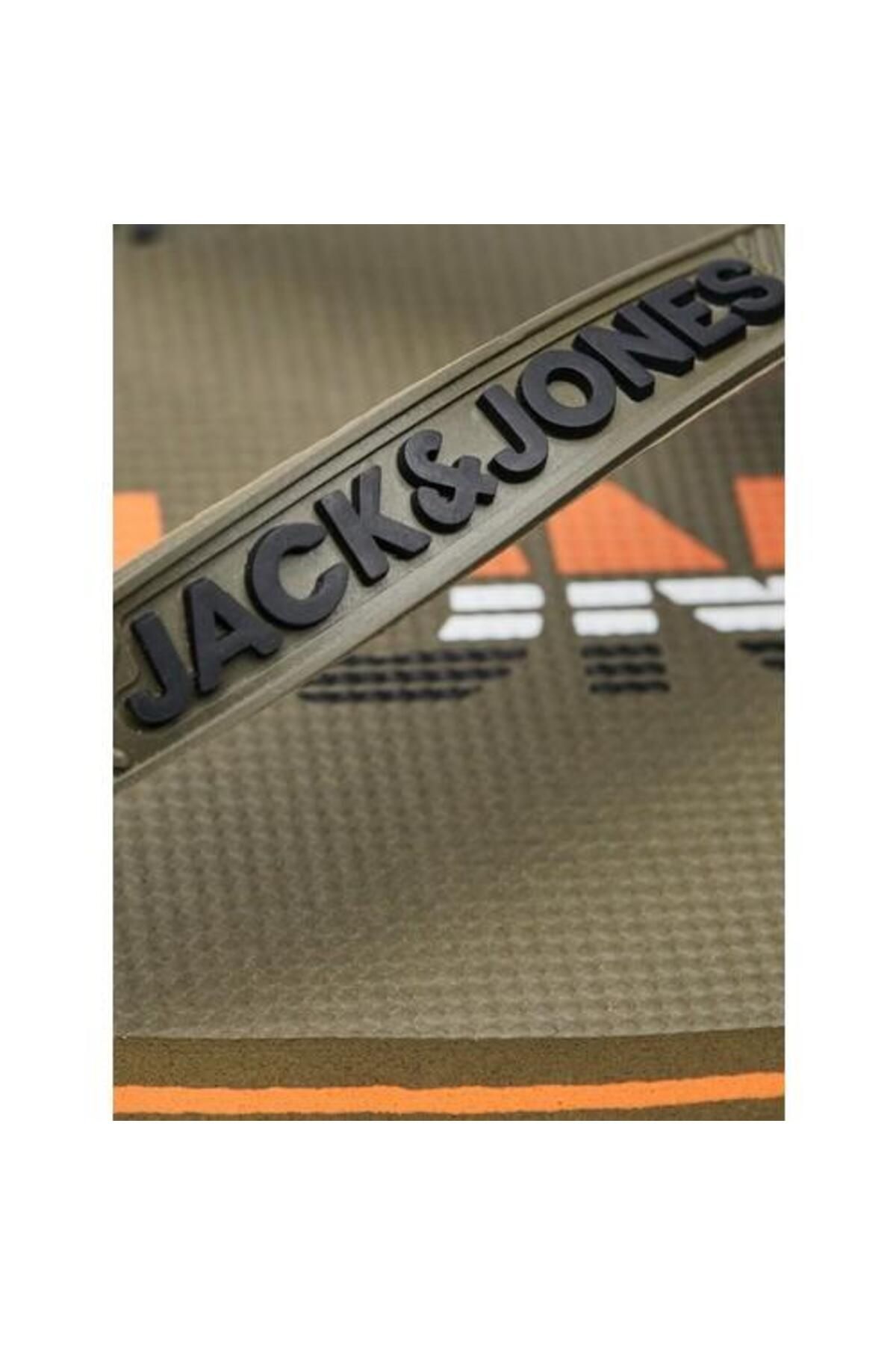 دمپایی سبز مردانه Jack Jones جک و جونز آرم مردانههان فلاپ Jack & Jones