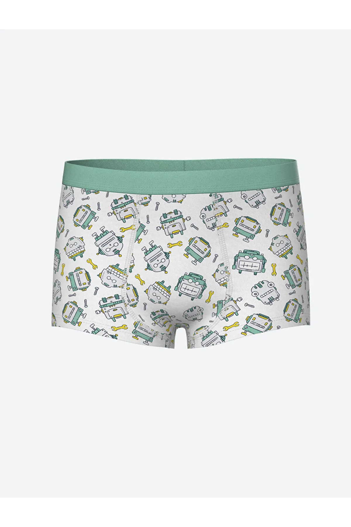 LC Waikiki-LCW Kids White Printed Boxers για αγόρια 3 τεμ 3