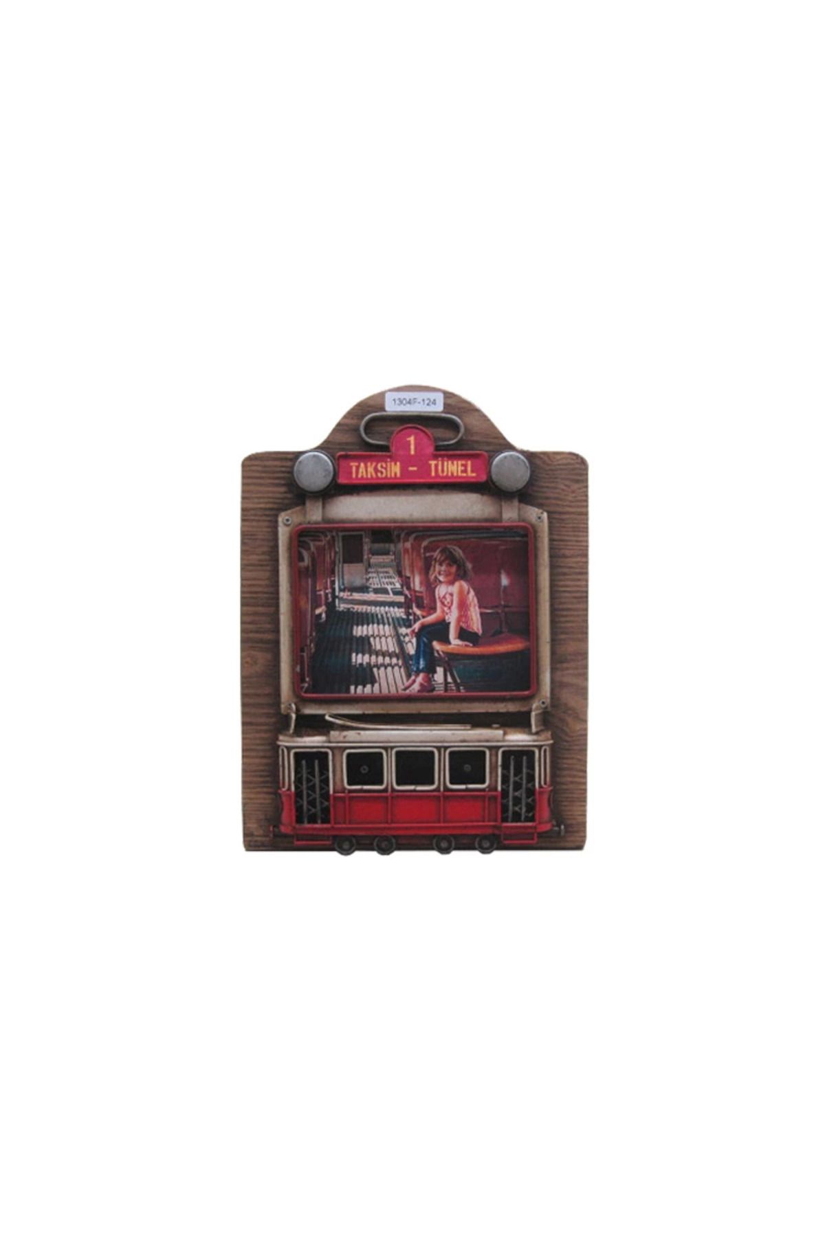 Ayaz World Dekoratif Metal Çerçeve Tramvay Dekorlu - AYZ9451-3066