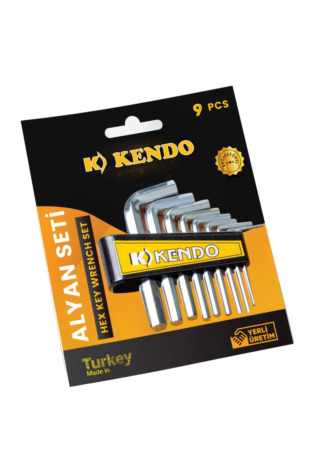 gizmurstore Kendo Allen Anahtar Seti Alyan Anahtar 9 Parça - GMS5681-5139