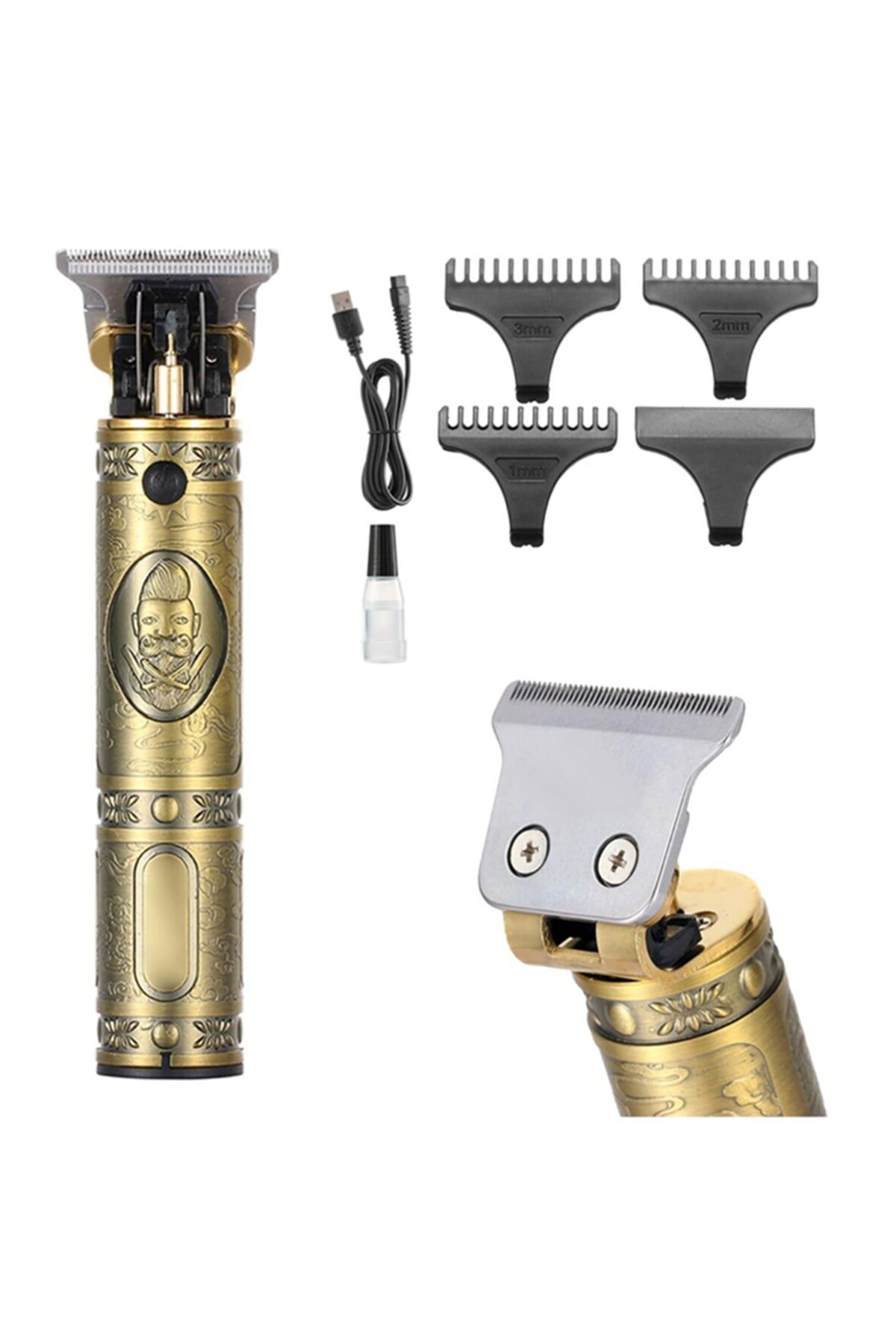 mycarmella TR-1818 METAL GÖVDE SAÇ SAKAL ENSE ÇİZİM KESME MAKİNESİ (4767) - VHT8623-9091