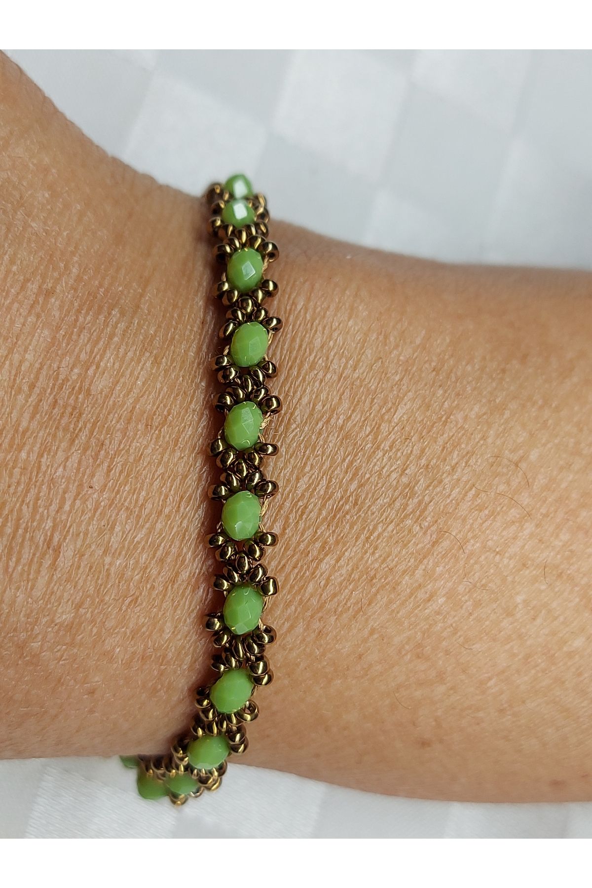 Nej-Bracelet - Green - Bead 3