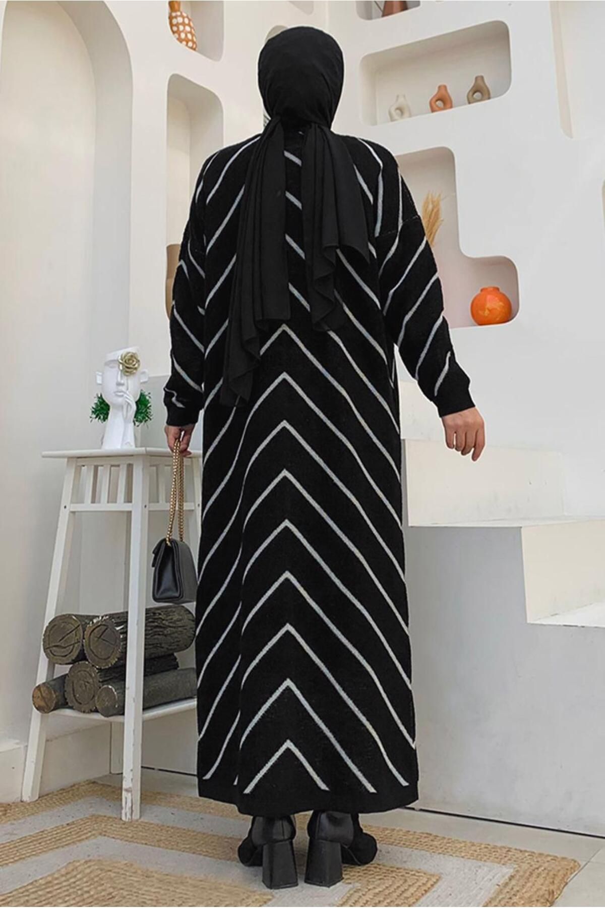 TRENDTESETTÜR-ΓΥΝΑΙΚΕΙΑ ΜΑΥΡΑ ΡΙΓΕ ΠΛΕΚΤΑ ΖΑΚΕΤΑ T 3316 4