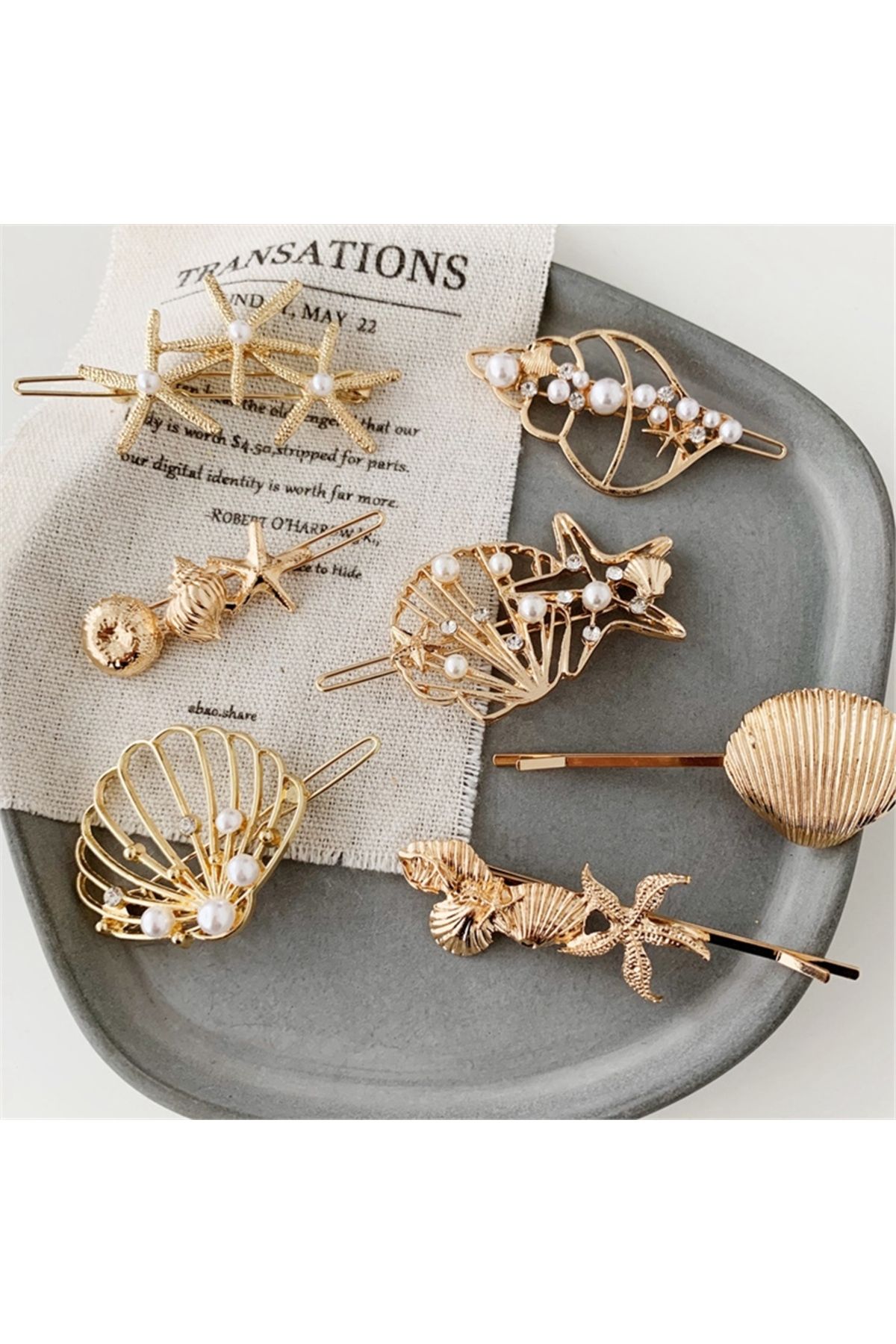 So Much Accesories-So-much Seashell Figured Wire Buckle-8 2