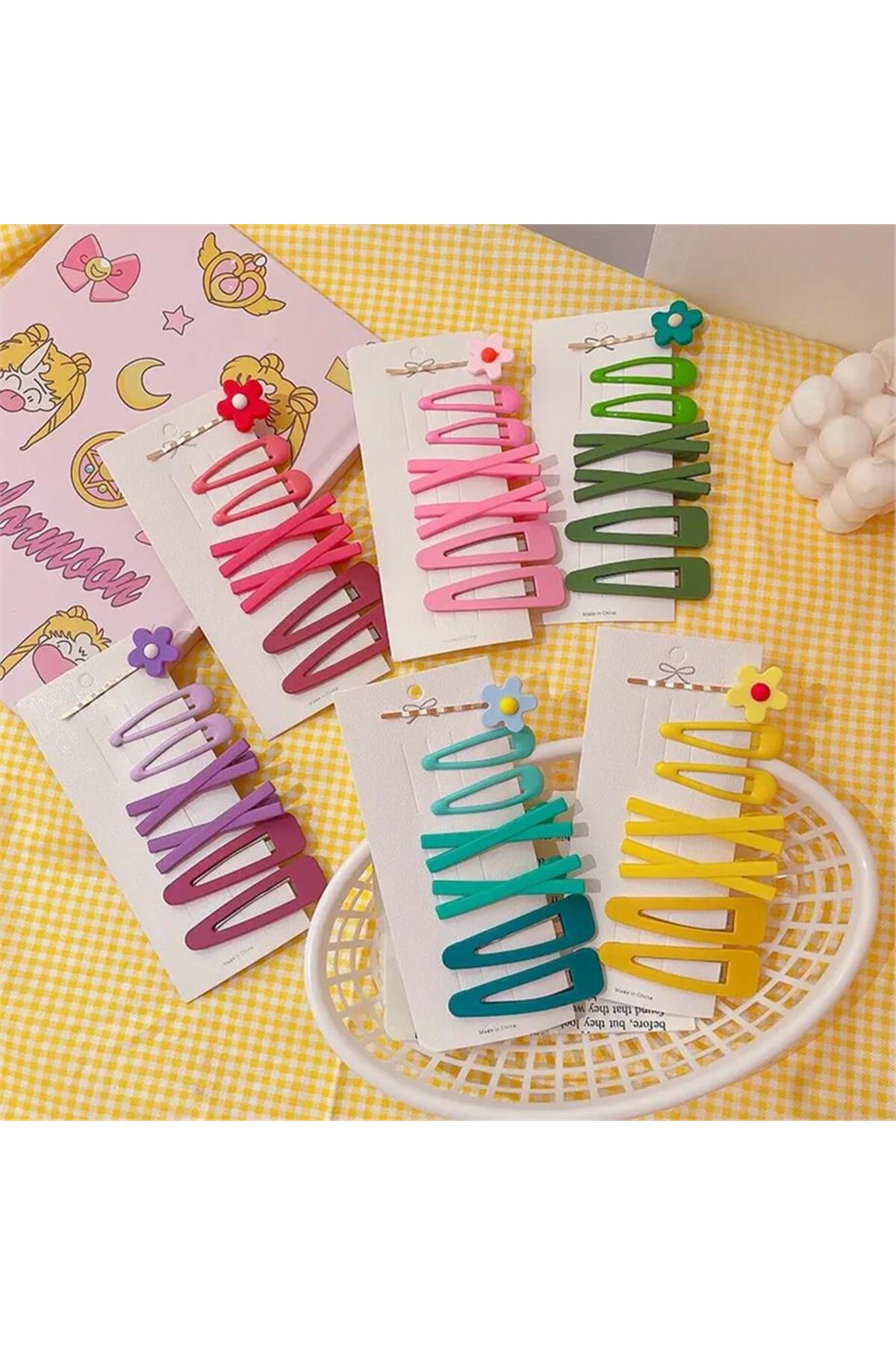 So Much Accesories So-Much Çocuk Çıt Çıt Pens Toka Seti Pembe görsel 3