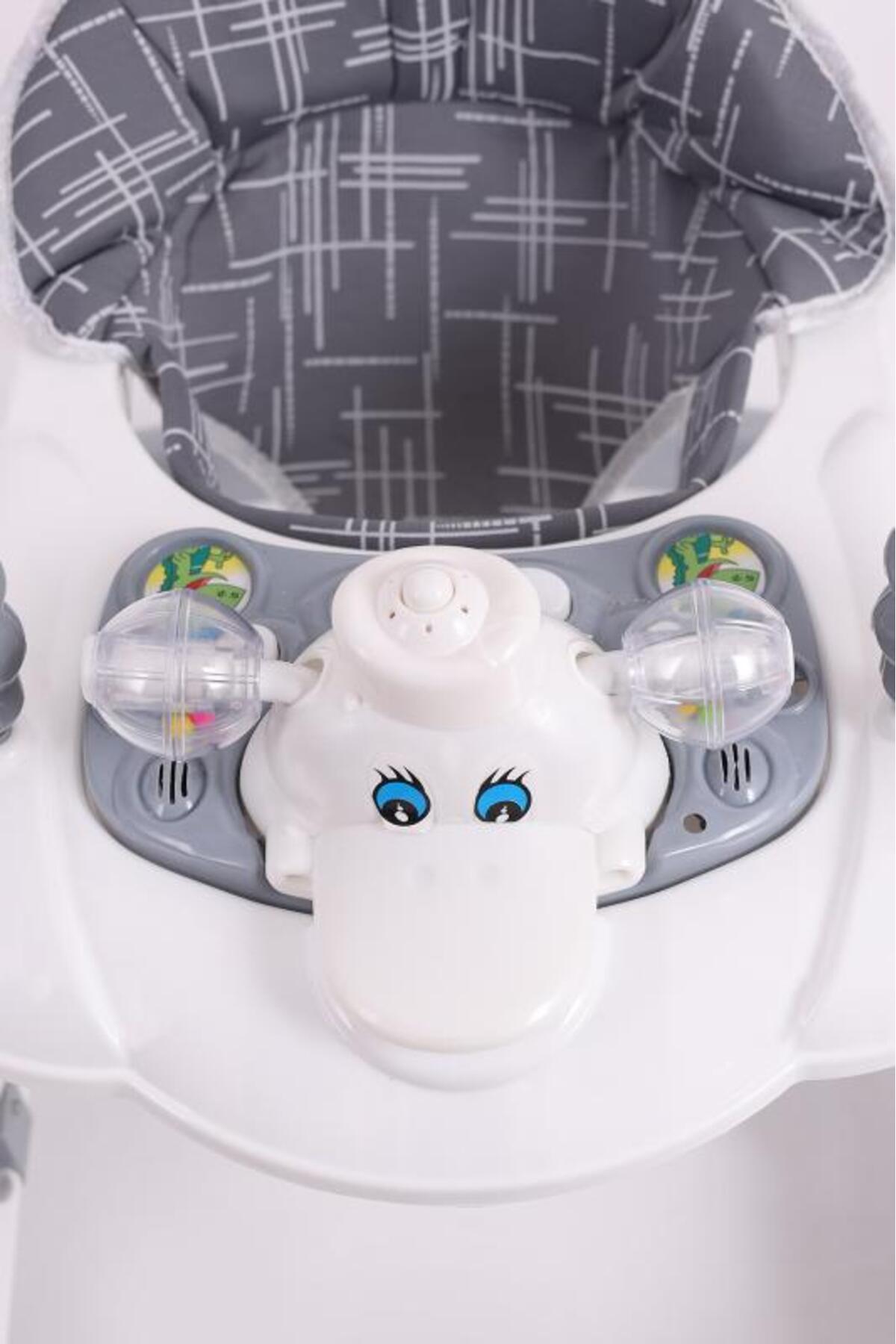 VaVbaby Carolin Oyuncaklı 3 Kademeli Örümcek Bebek Yürüteci Gri fotoğrafı 6 (önizleme)