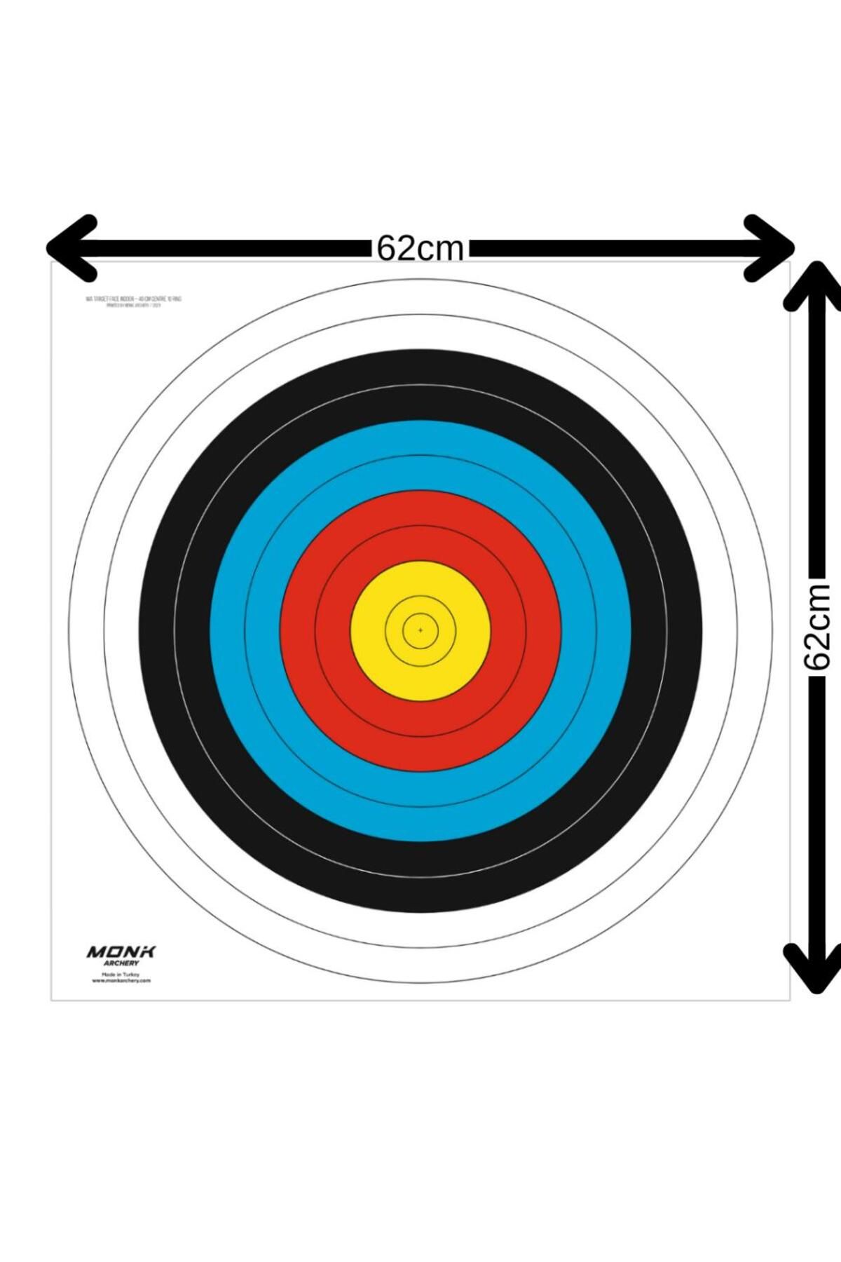 MONK HEDEF KAĞIDI 60 CM 10 HALKA (10'lu Paket )