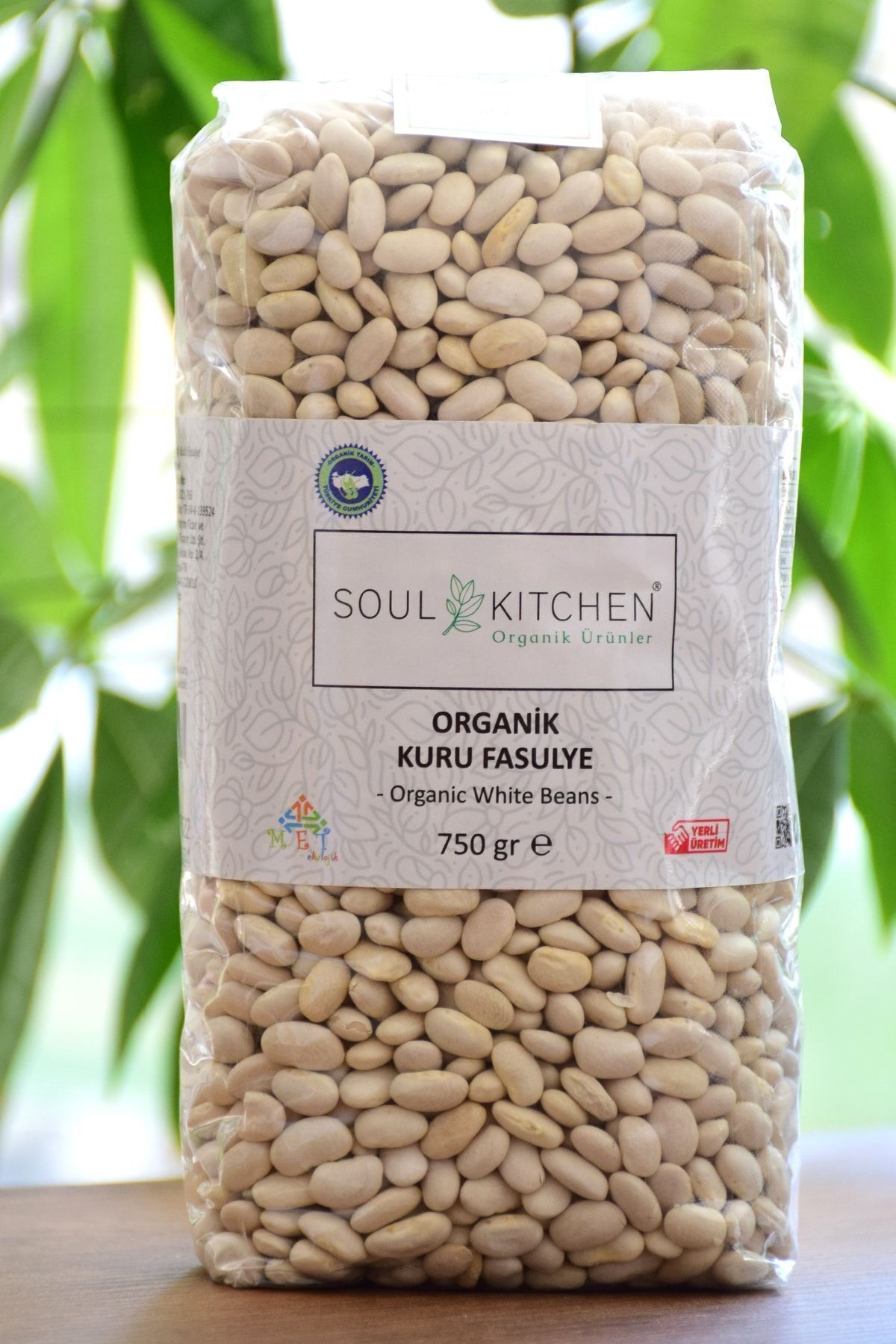 Soul Kitchen Organik Ürünler Organik Kuru Fasulye 750gr