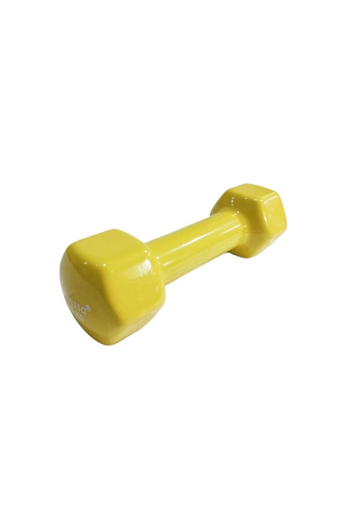 AVESSA 1,5 Kg Vinly Kaplama Pvc Sarı Dambıl