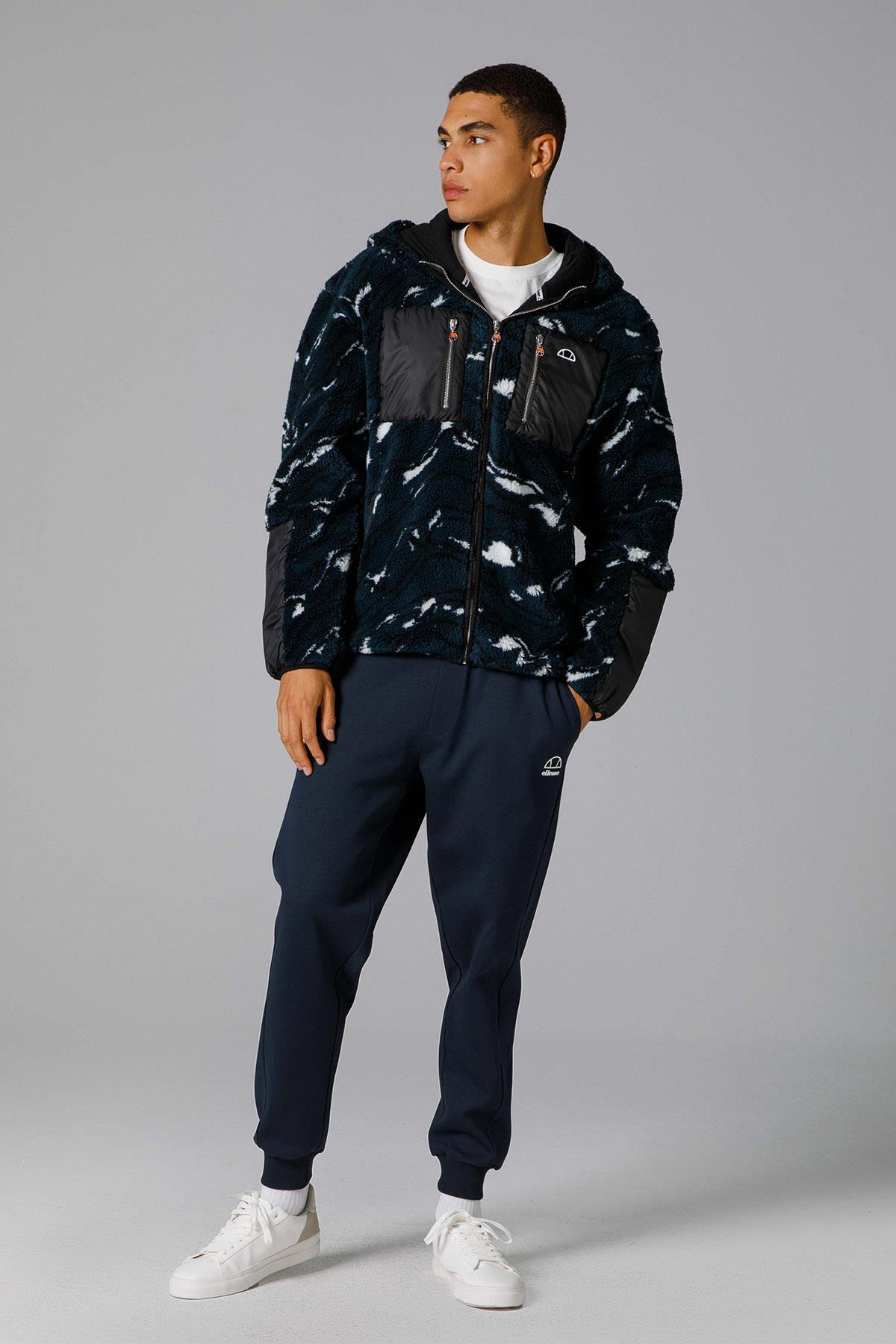 ژاکت اسپورت مردانه طرح دار آستین افتاده | Ellesse EM222-BLD - تصویر 4