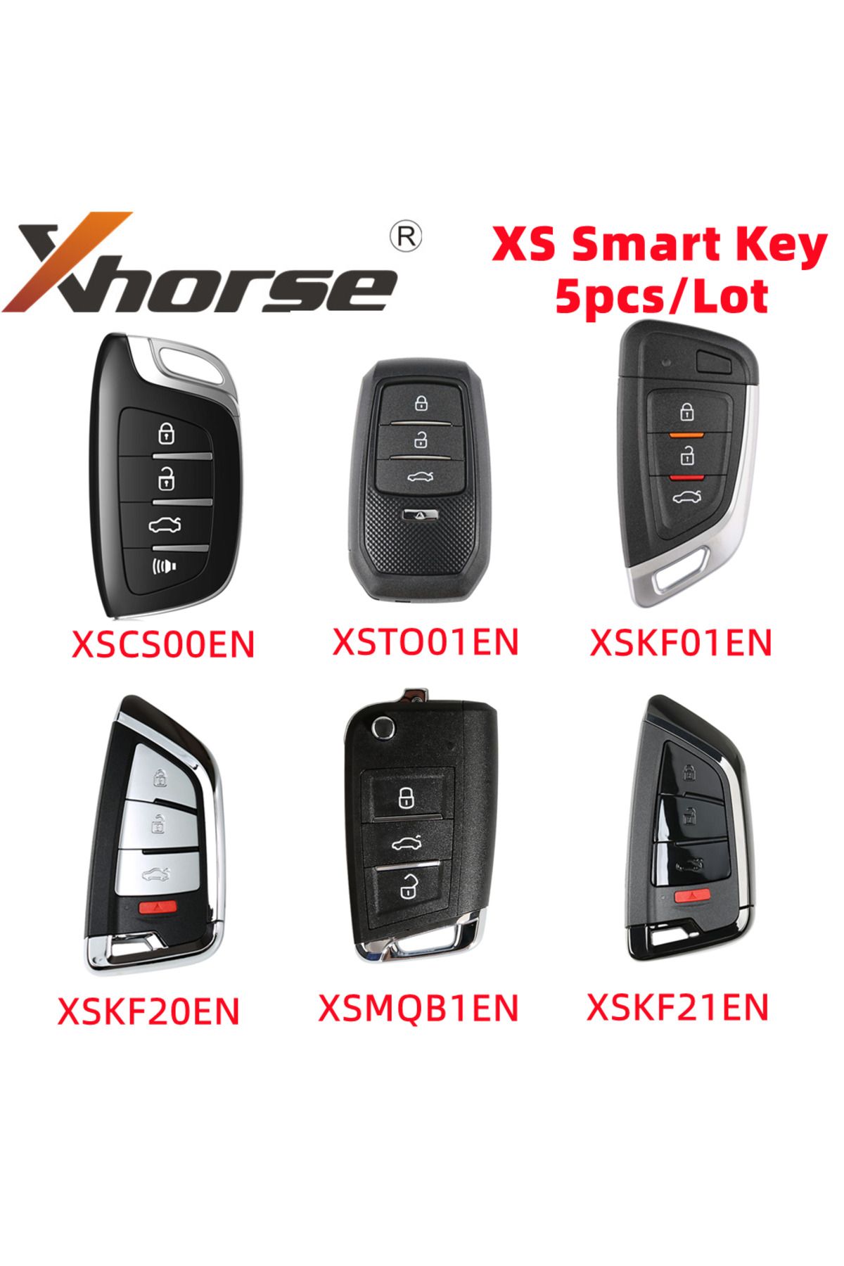 Xhorse-XS Series Smart Remote Key XSTO01EN XSKF01EN XSCS00EN XSMQB1EN XSKF20EN XSKF21EN XSTO01EN ... 2