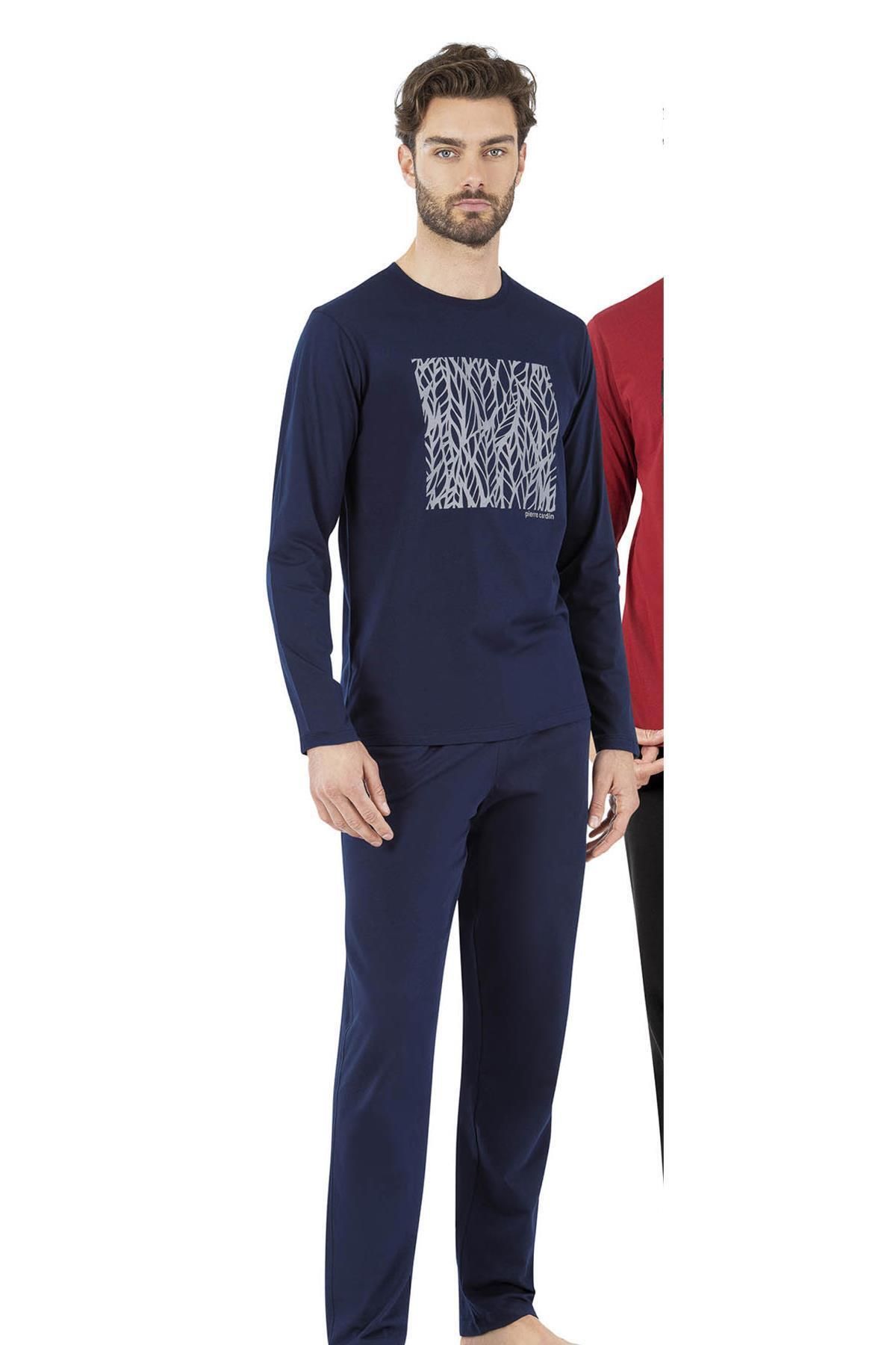 Pierre Cardin %100 Pamuklu Erkek Pijama Takım